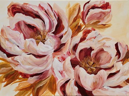 Believe 24 x 18 Limited Edition_ Peony Print