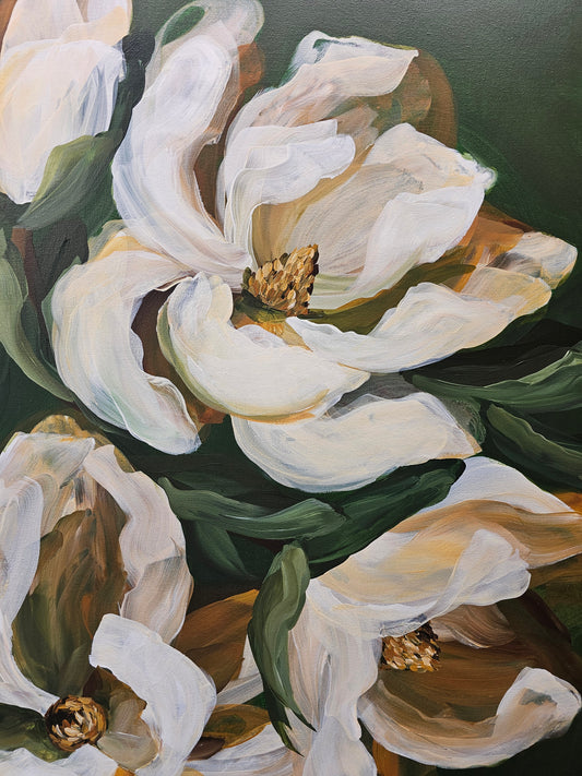 🔴SOLD Boldness _ Magnolia Painting