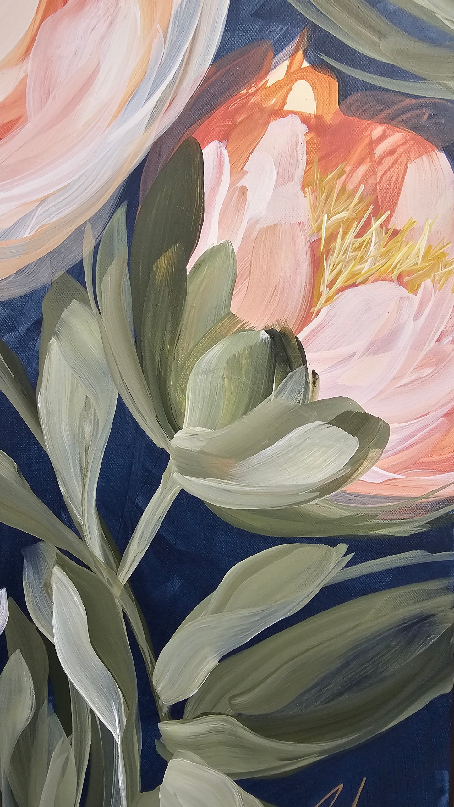 🔴SOLD Beloved #3 _ Peony Flower Painting