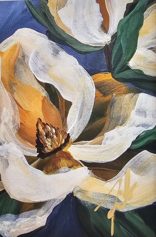 8x10 Beautiful Magnolia Print