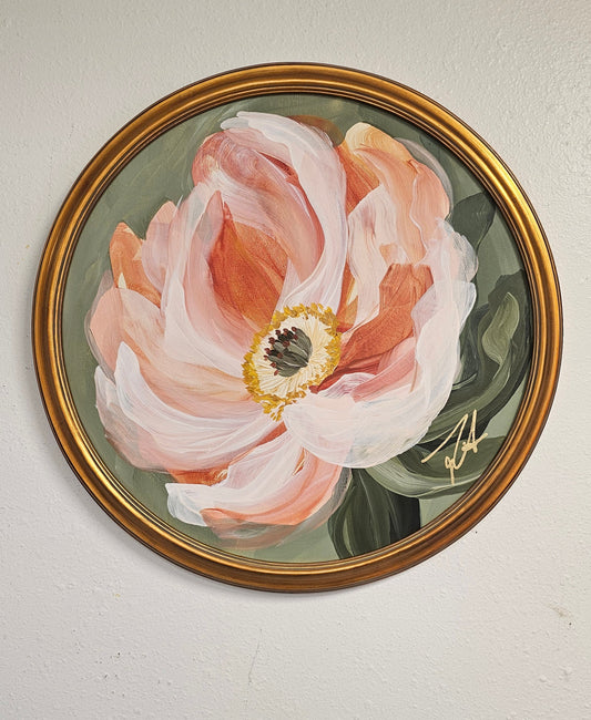 "Passion"_ Peony Flower Painting