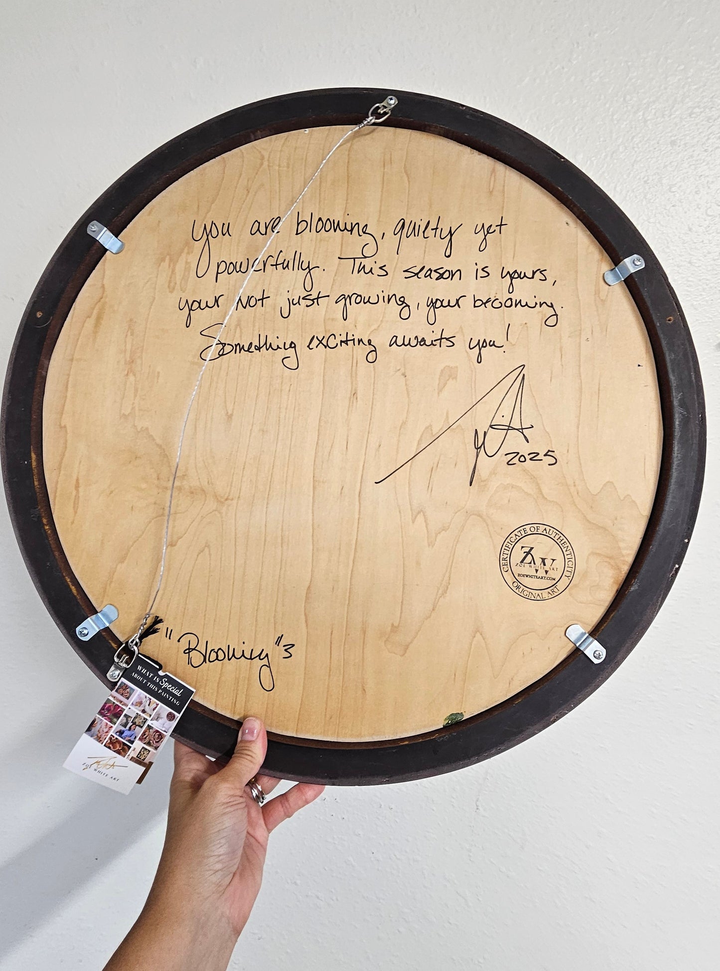 Blooming #3_ Rose Flower Painting