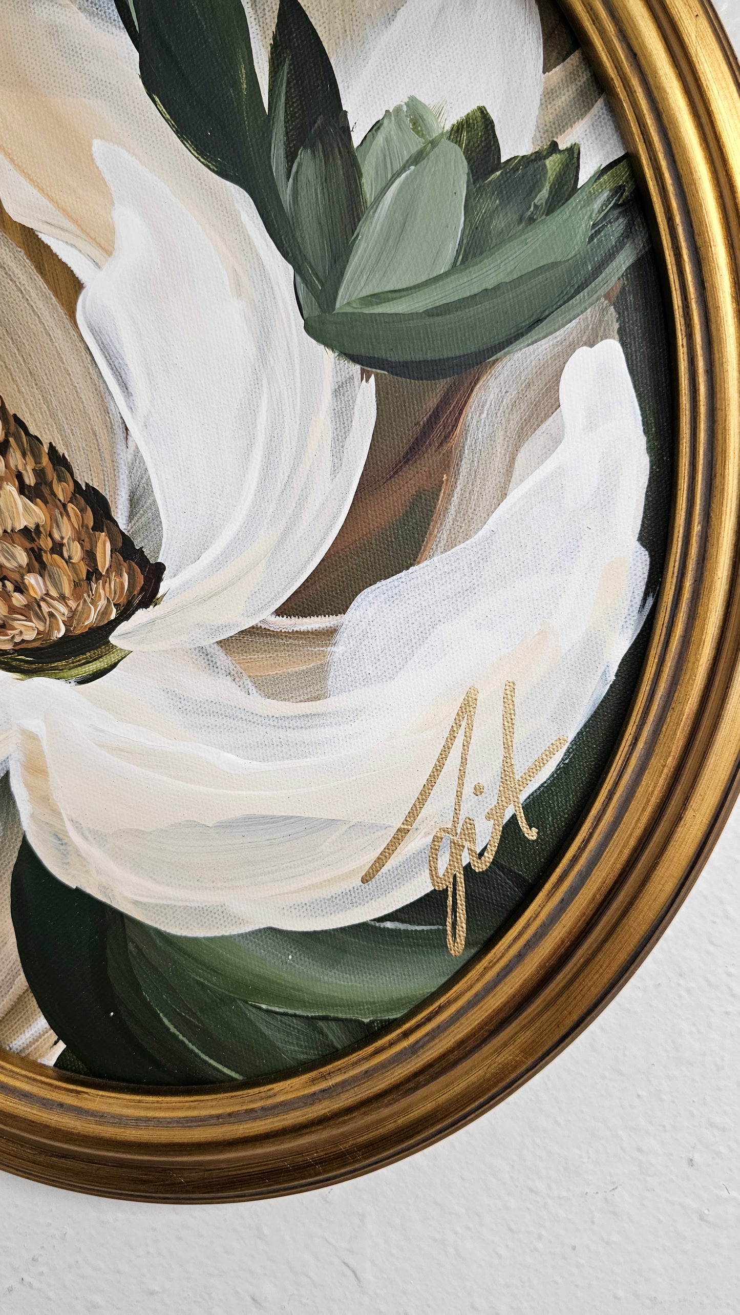 "Strong"_ Magnolia Painting