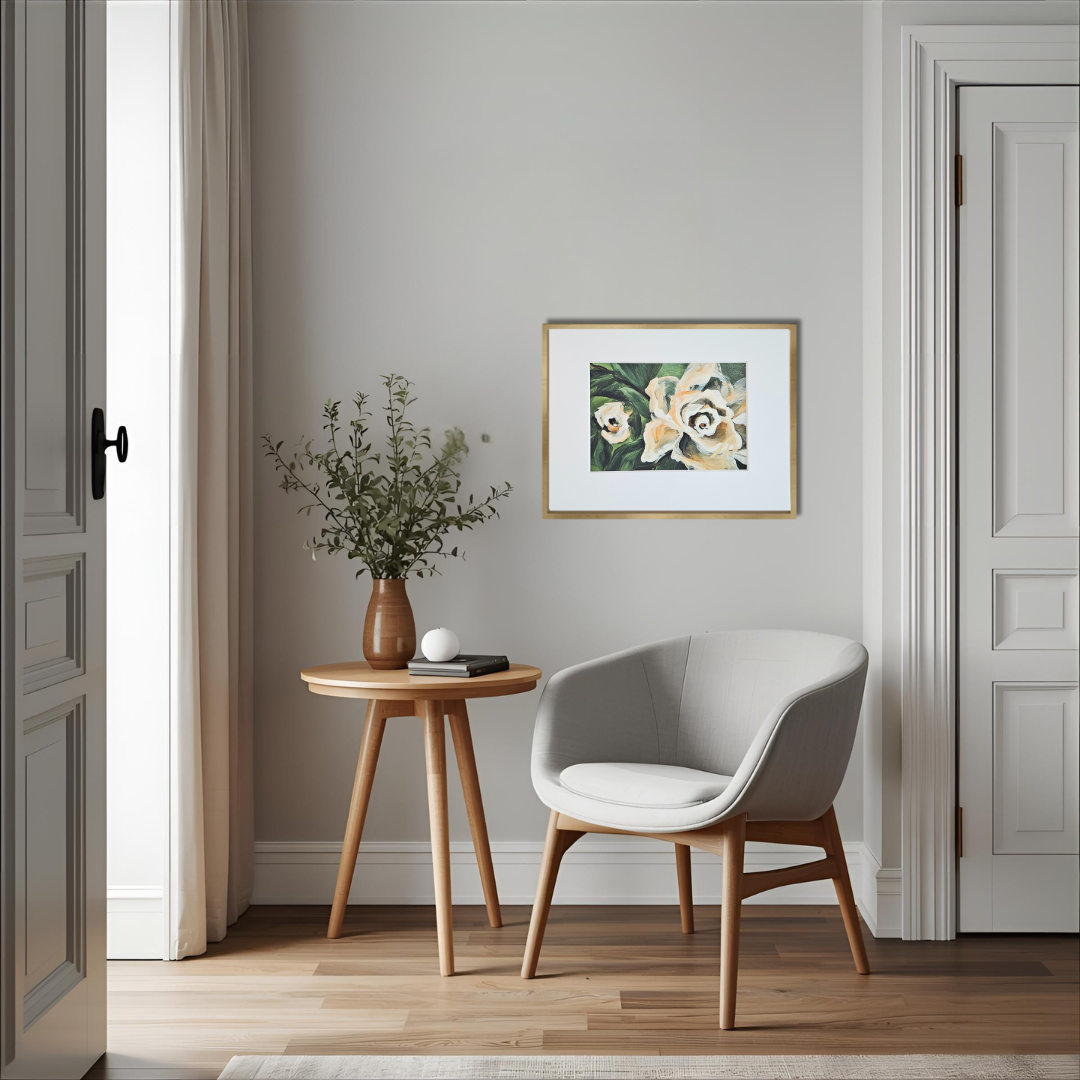 8x10 Beautiful Gardenia Print