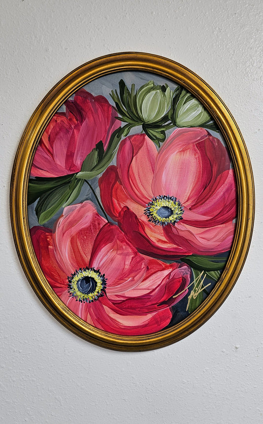 "Your Dreams" _ Anemone Flower Painting
