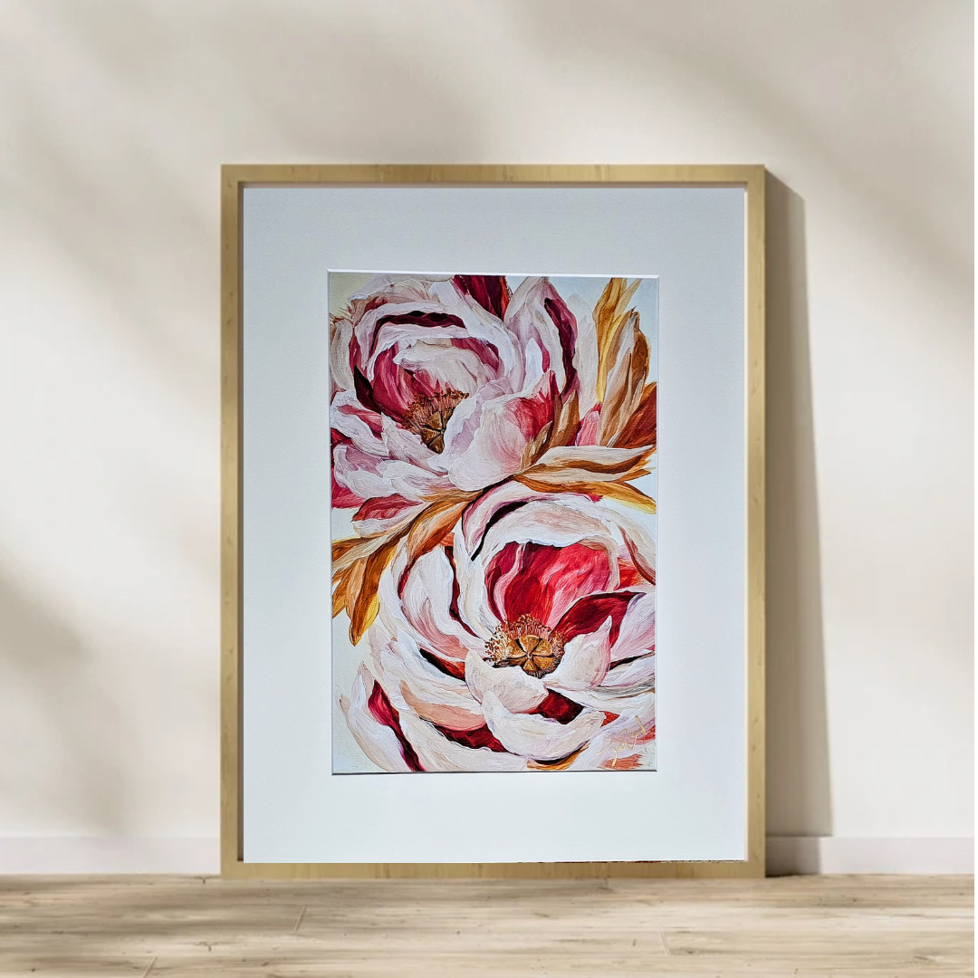 Believe 24 x 18 Limited Edition_ Peony Print