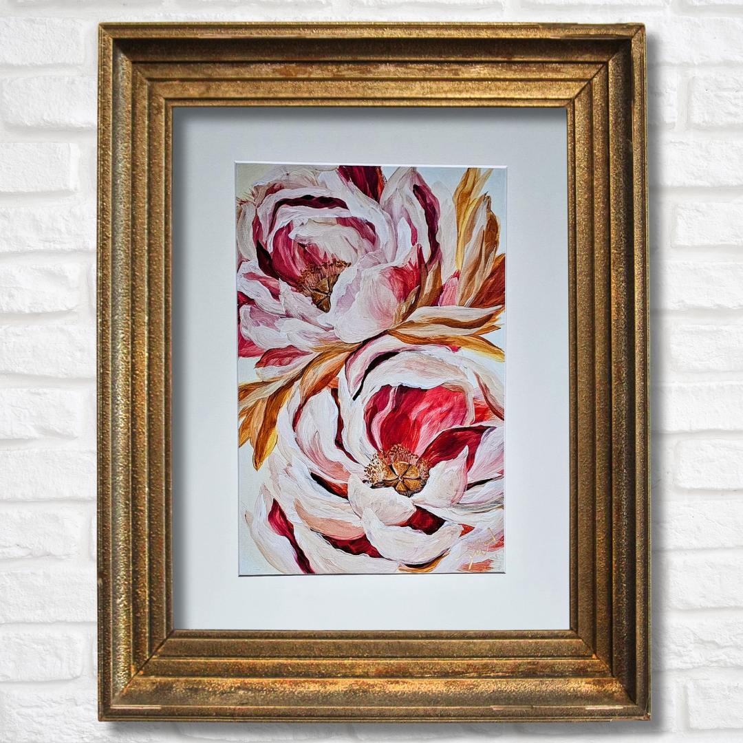 Believe 24 x 18 Limited Edition_ Peony Print