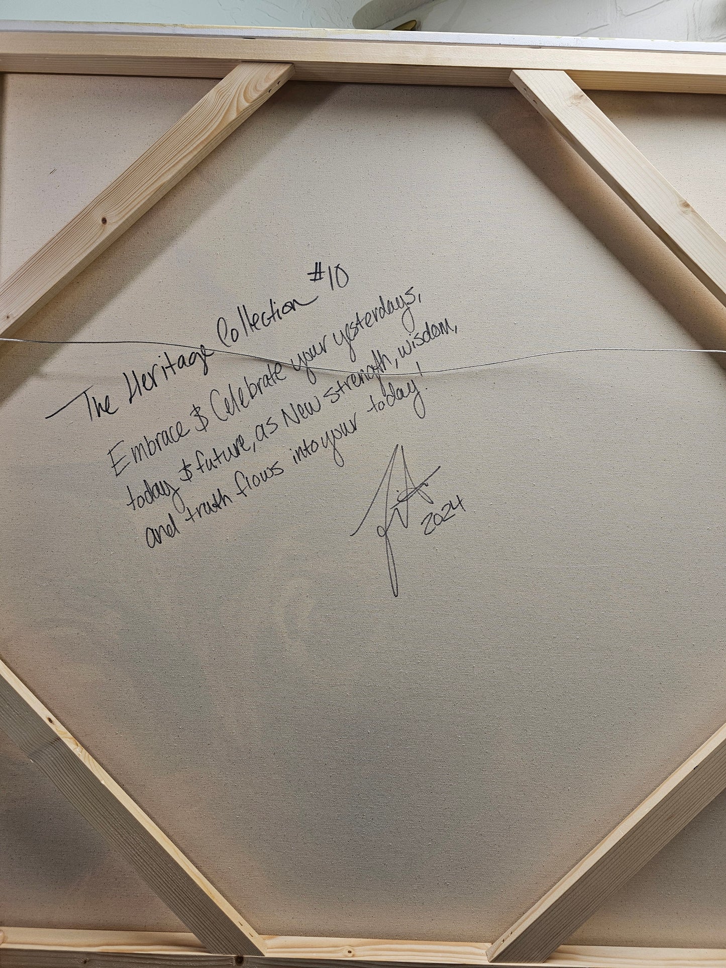 The Heritage Collection #10 Rose Flower Painting by Zoe White _ Acrylic on canvas