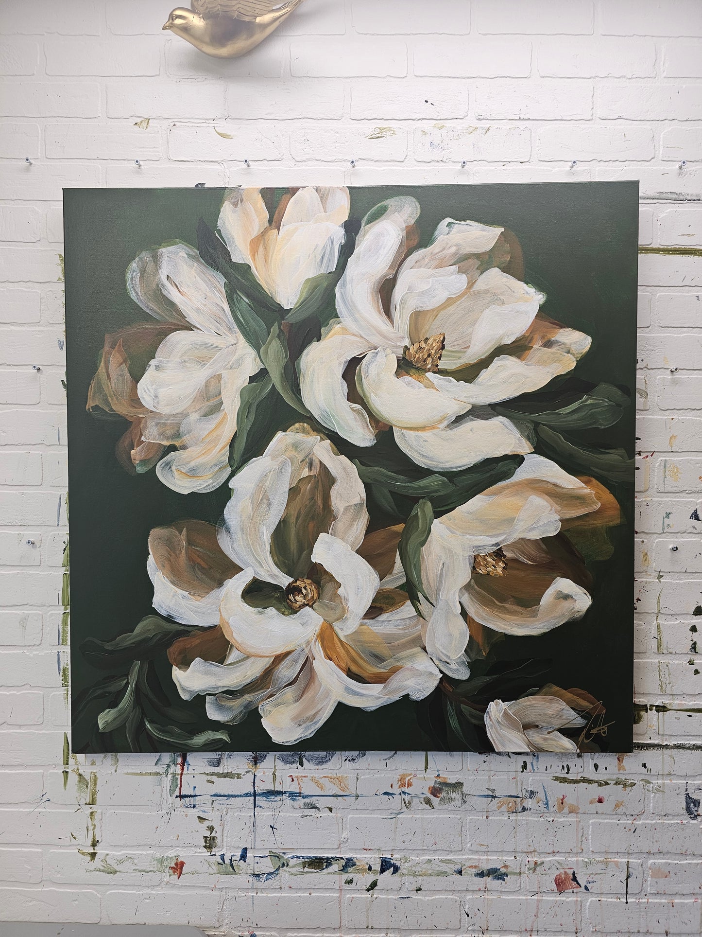 🔴SOLD Boldness _ Magnolia Painting