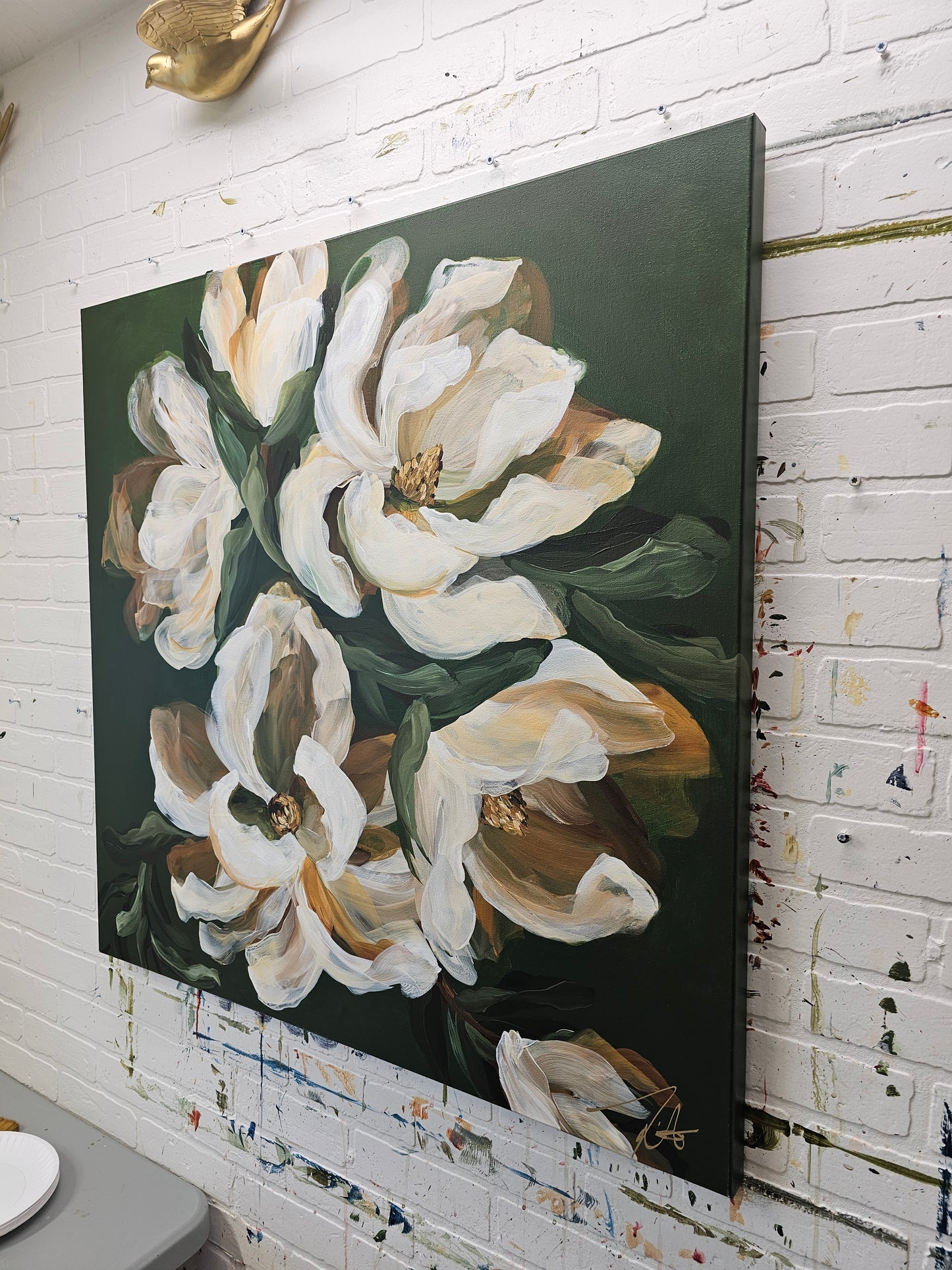 🔴SOLD Boldness _ Magnolia Painting