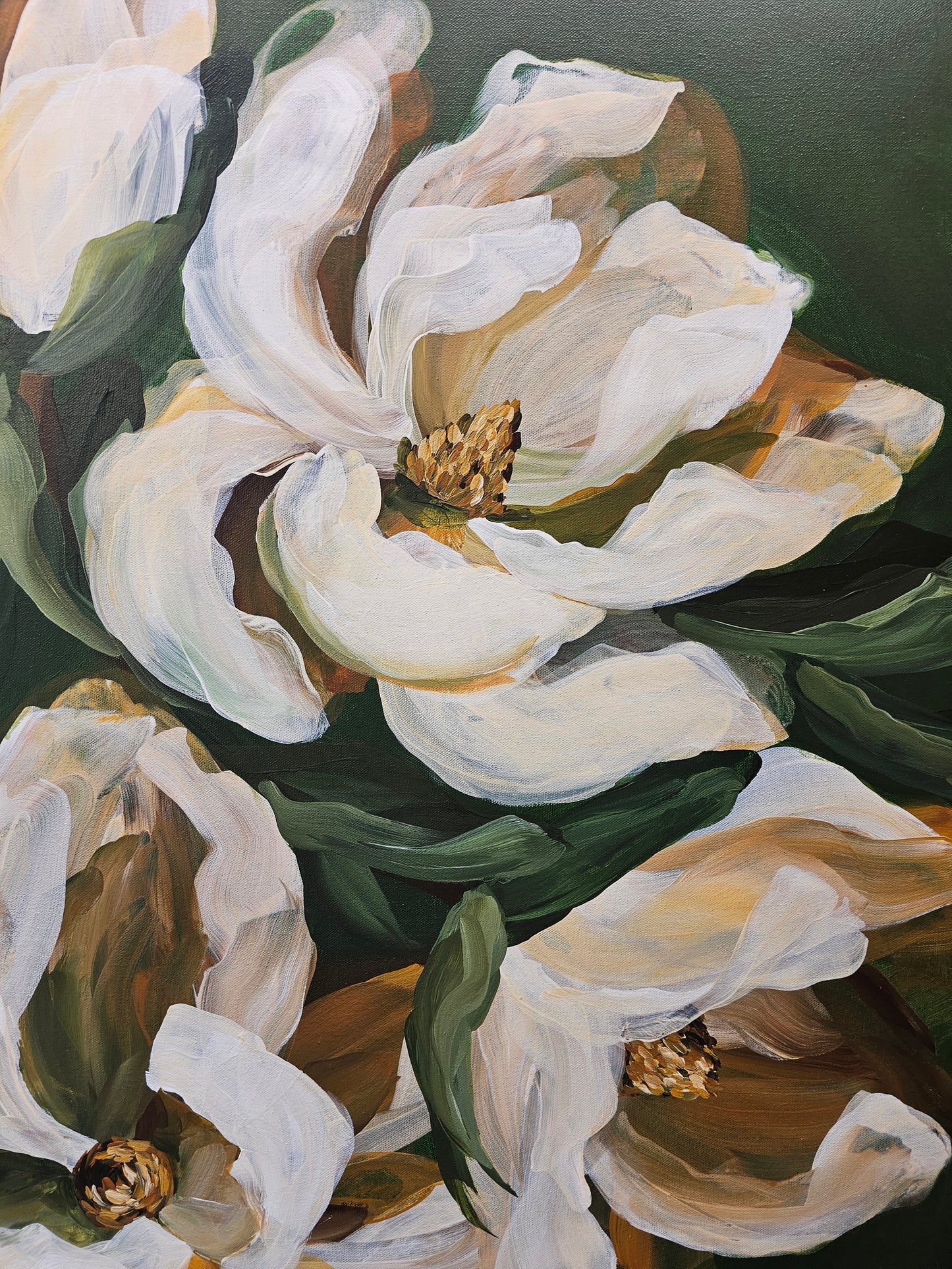 🔴SOLD Boldness _ Magnolia Painting