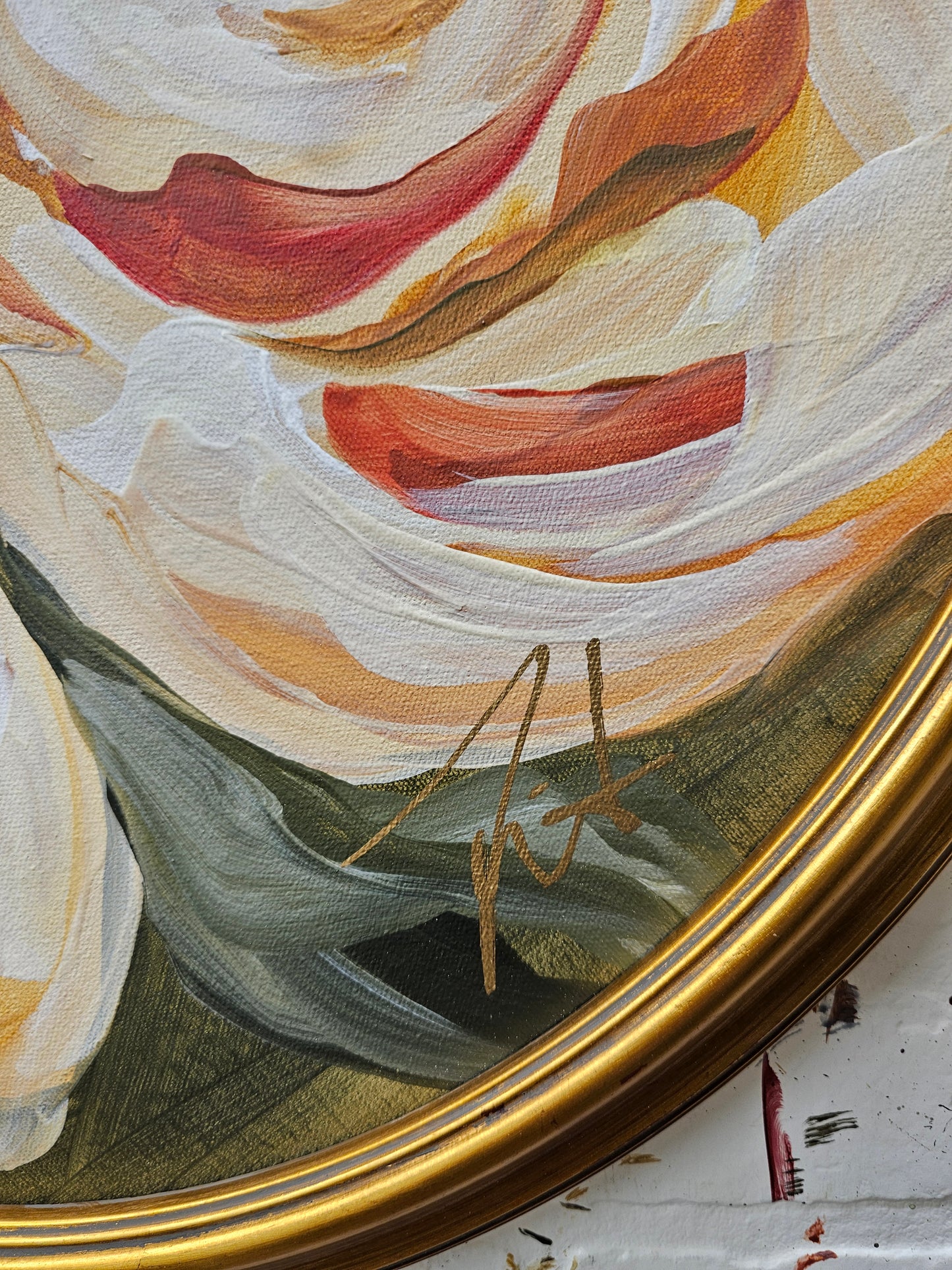 🔴SOLD Legacy #2 _ Rosa Painting