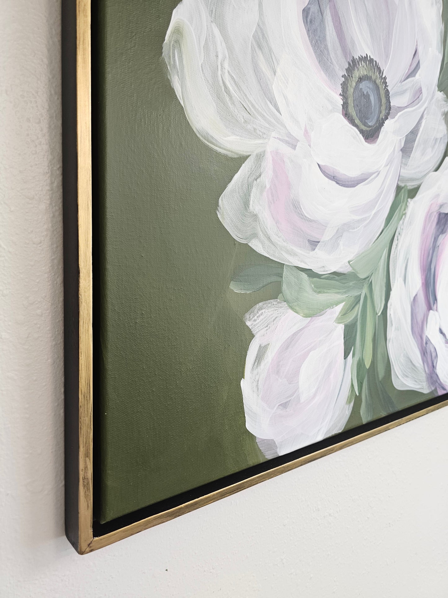 🔴SOLD Anticipation _ Anemone Flower Painting