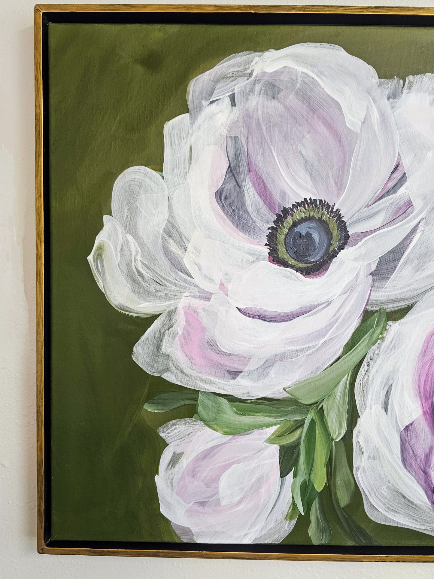 🔴SOLD Anticipation _ Anemone Flower Painting