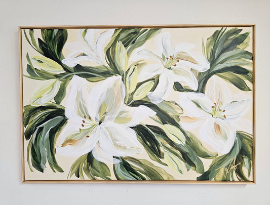 🔴SOLD Fresh #1 _ Lily Flower Painting