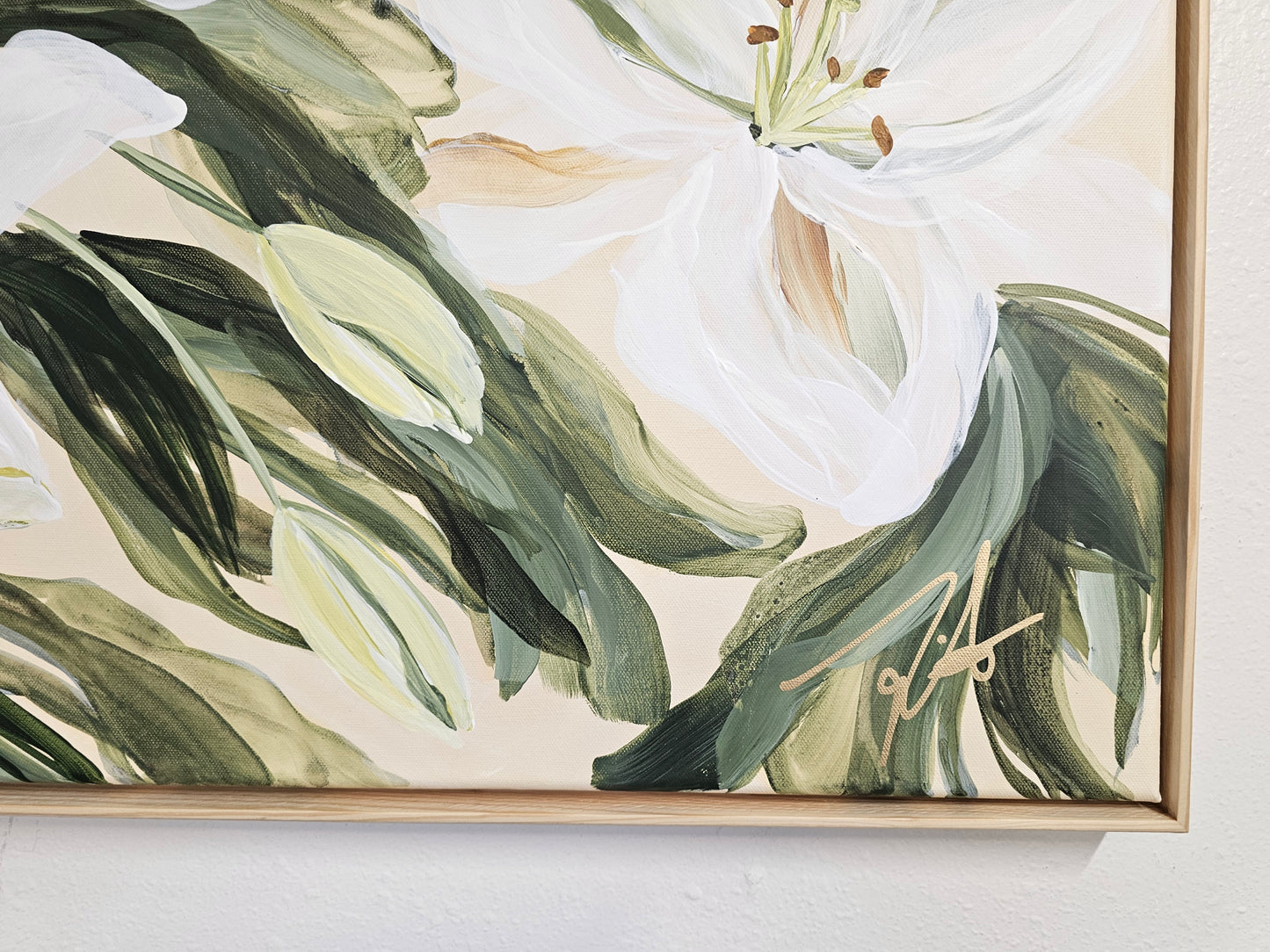 🔴SOLD Fresh #1 _ Lily Flower Painting