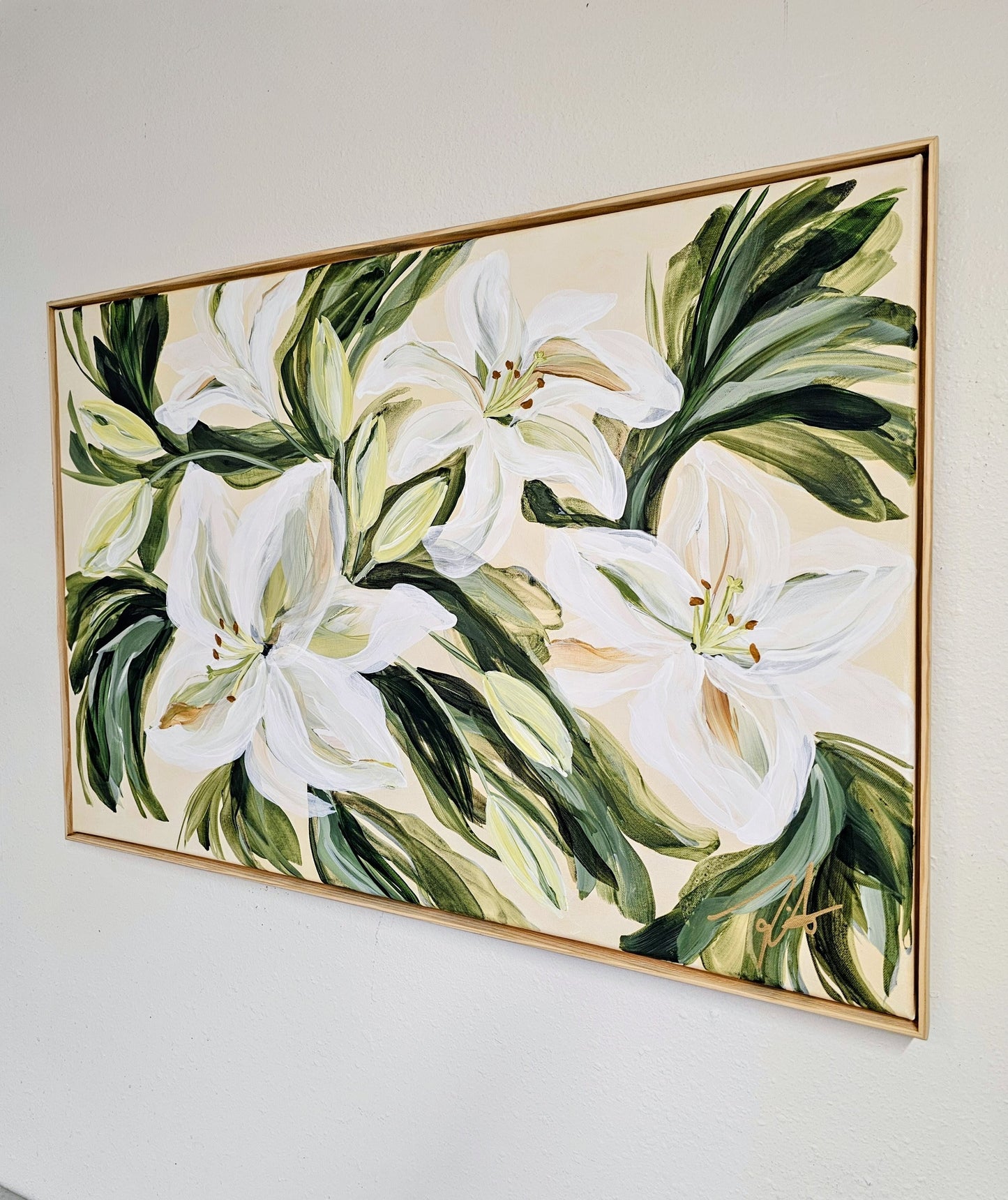 🔴SOLD Fresh #1 _ Lily Flower Painting