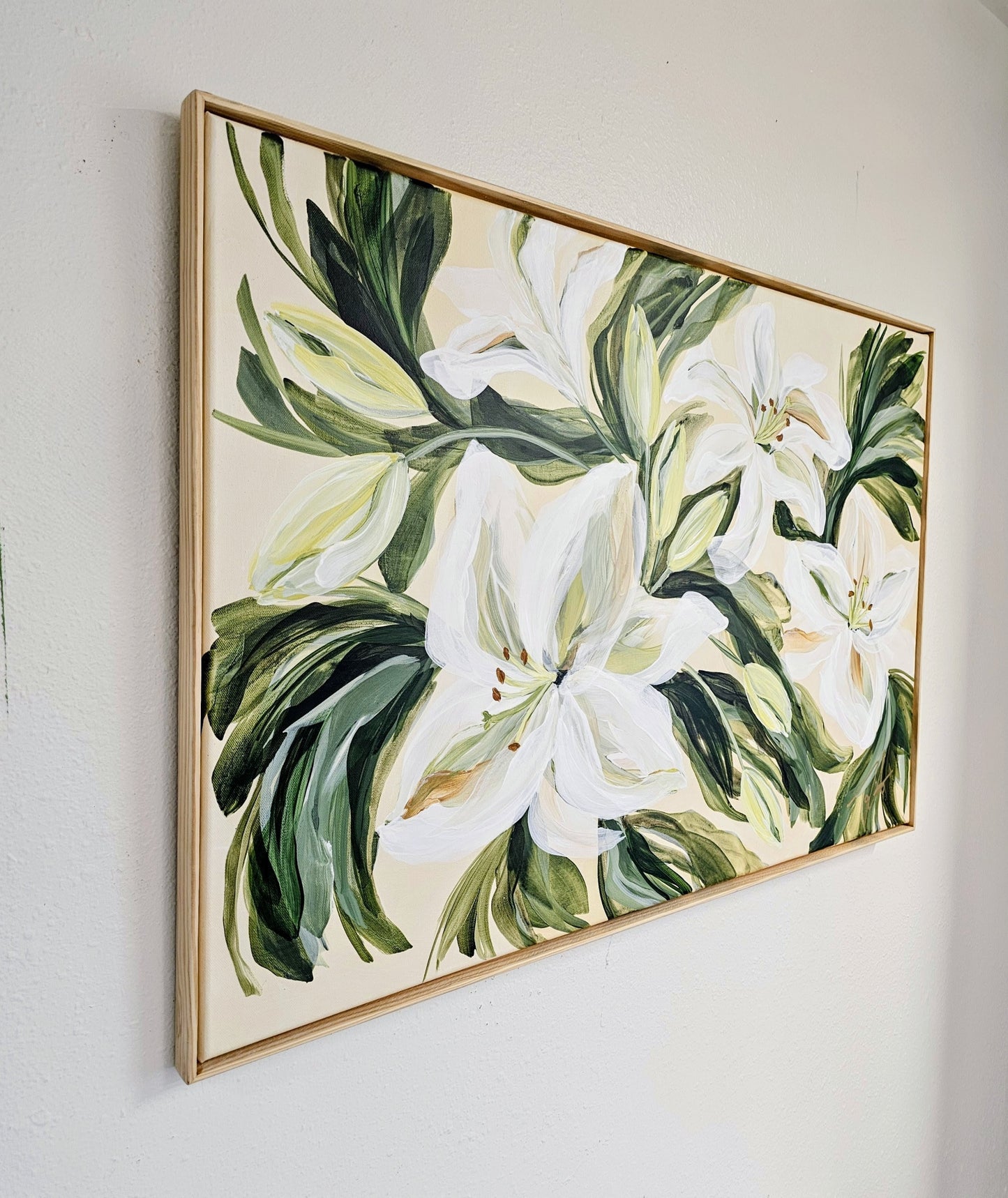 🔴SOLD Fresh #1 _ Lily Flower Painting