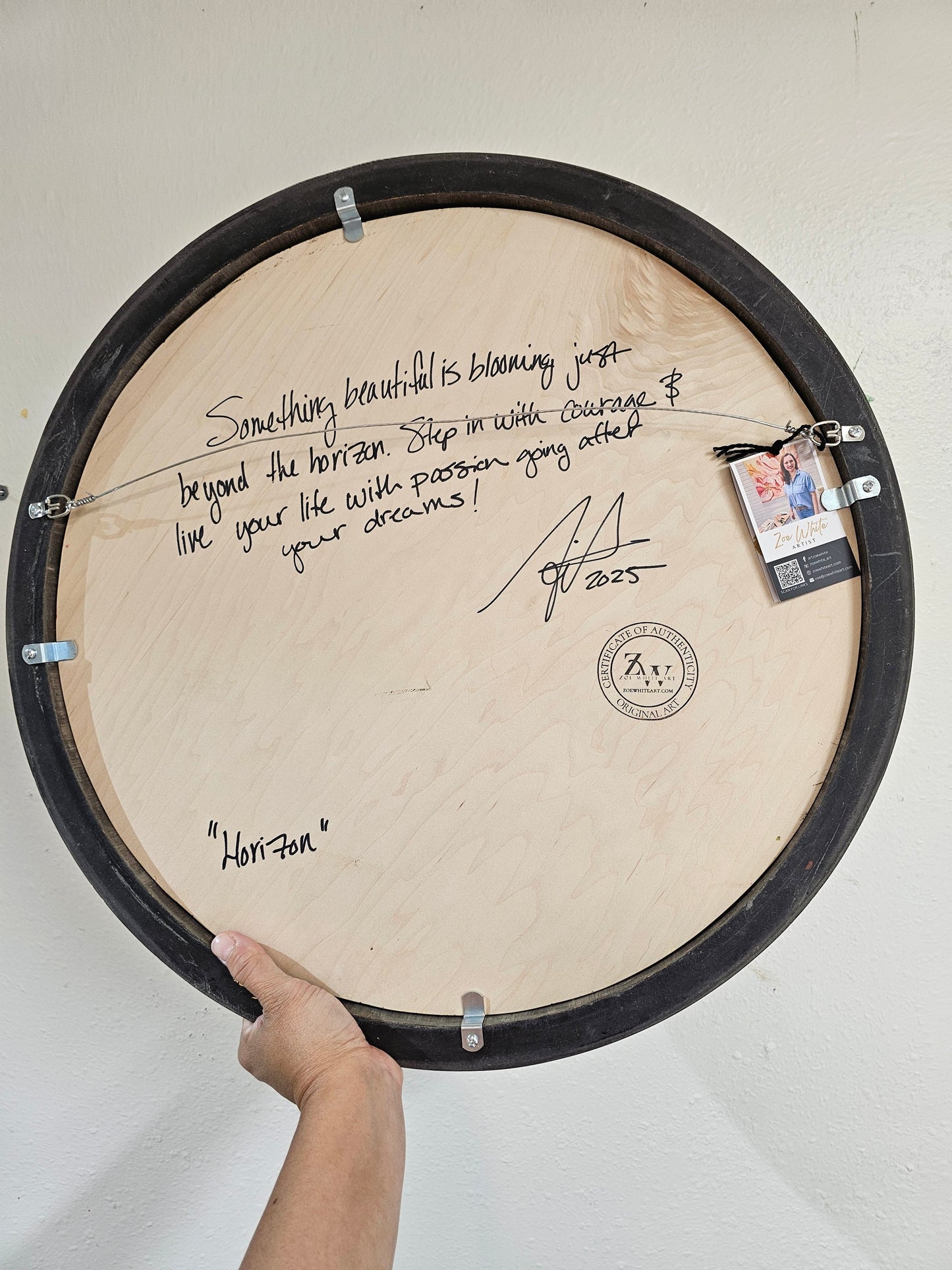 🔴SOLD Horizon _ Peony Flower Painting