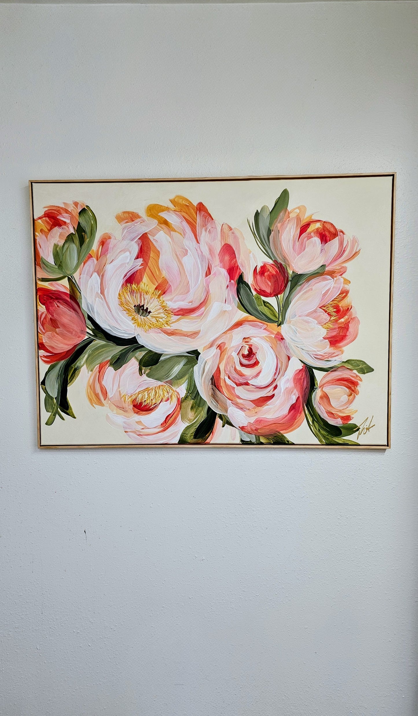 🔴SOLD Beloved #5 _ Peony Flower Painting