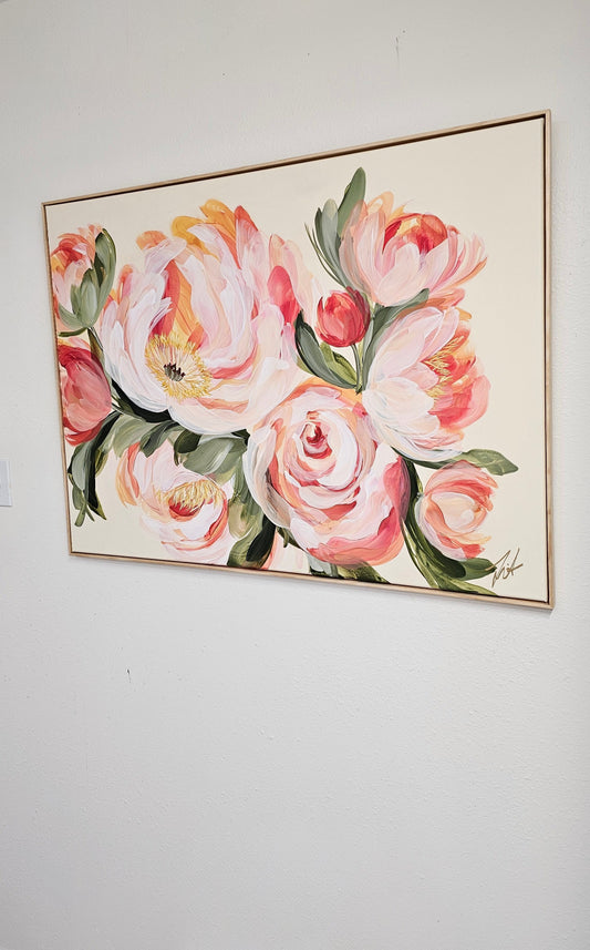 🔴SOLD Beloved #5 _ Peony Flower Painting