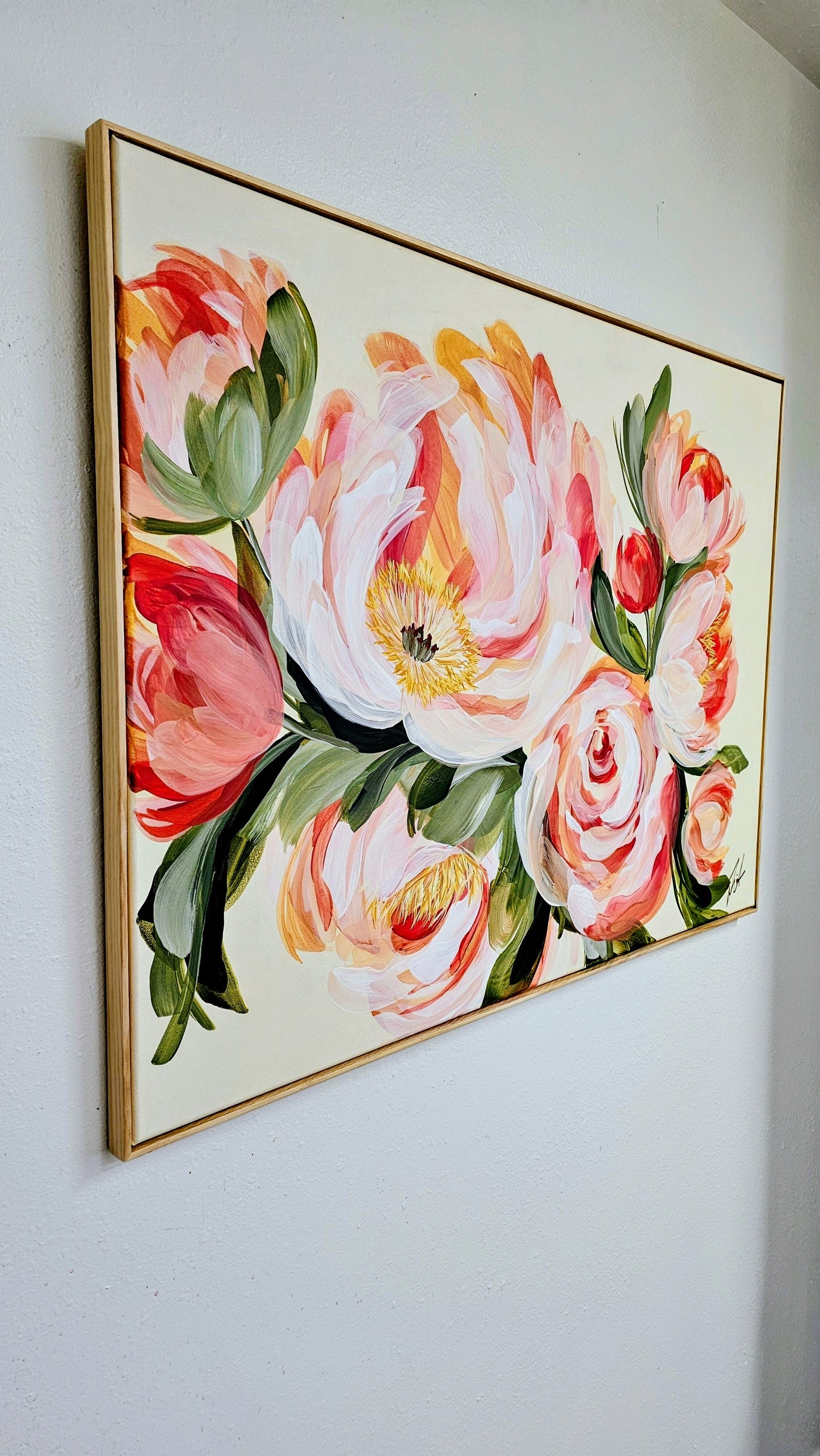 🔴SOLD Beloved #5 _ Peony Flower Painting
