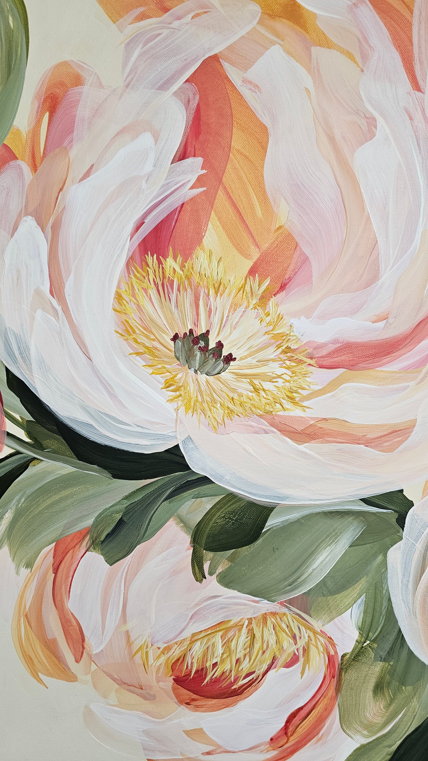 🔴SOLD Beloved #5 _ Peony Flower Painting