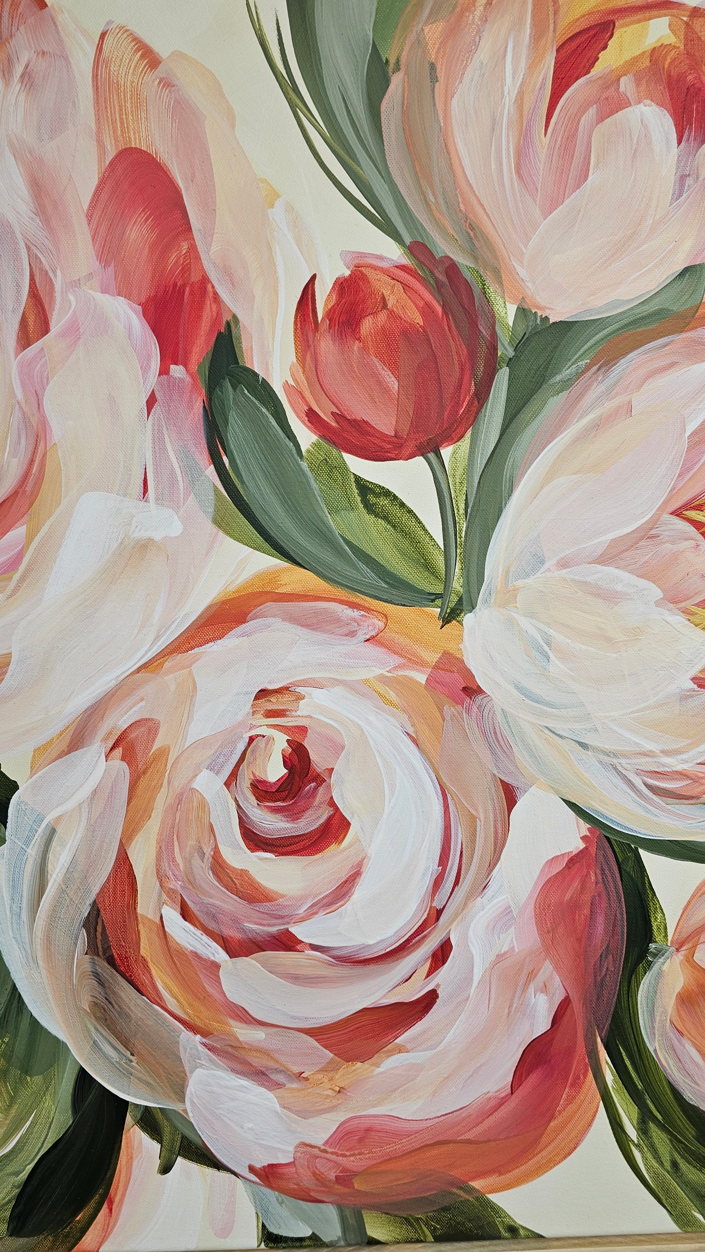 🔴SOLD Beloved #5 _ Peony Flower Painting