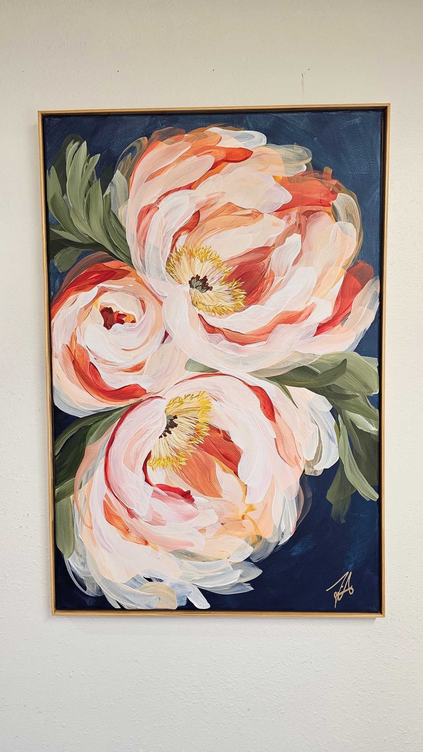 🔴SOLD Beloved #4 _ Peony Flower Painting