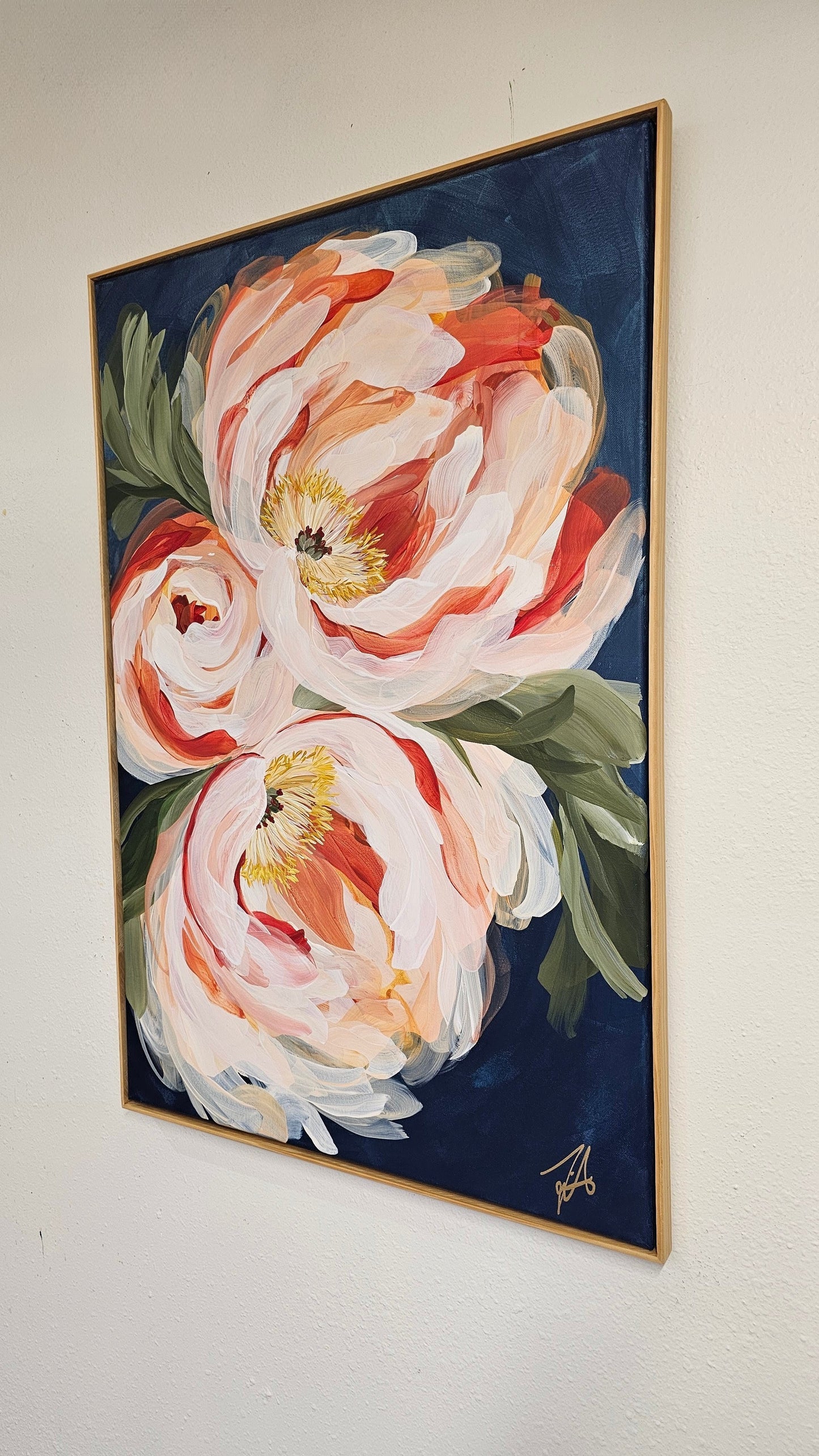 🔴SOLD Beloved #4 _ Peony Flower Painting