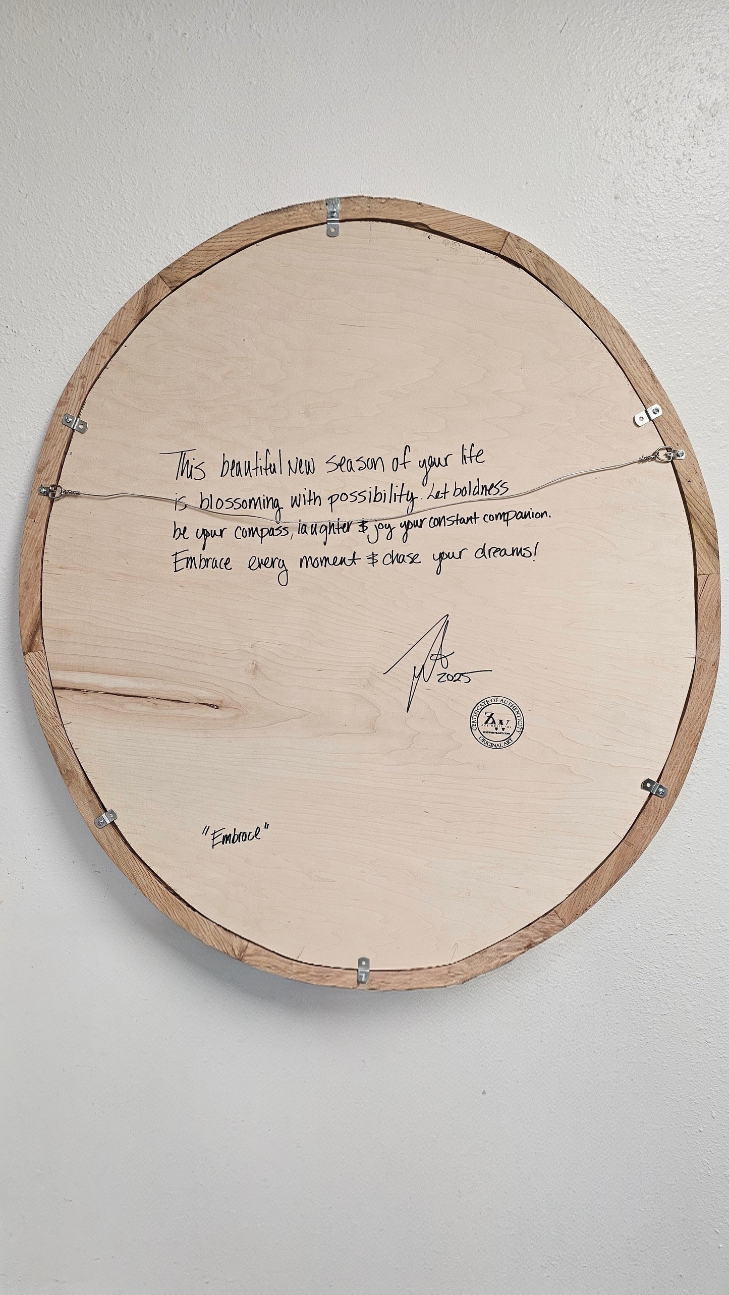 "Embrace" _  Peony Flower Painting by Zoe White