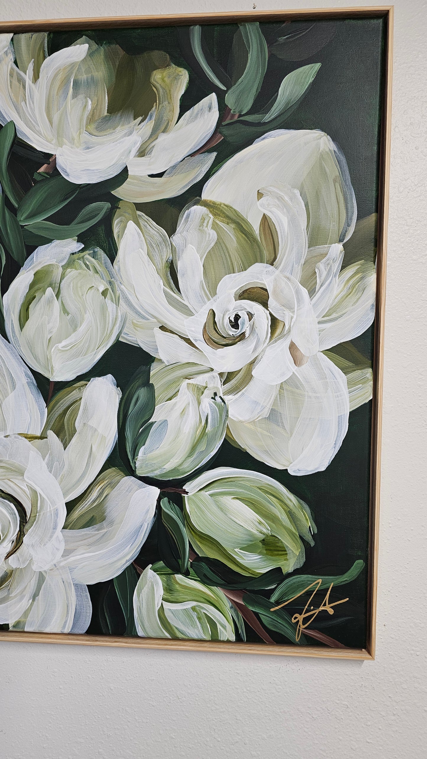 Sweet Moments #3 _ Gardenia Flower Painting
