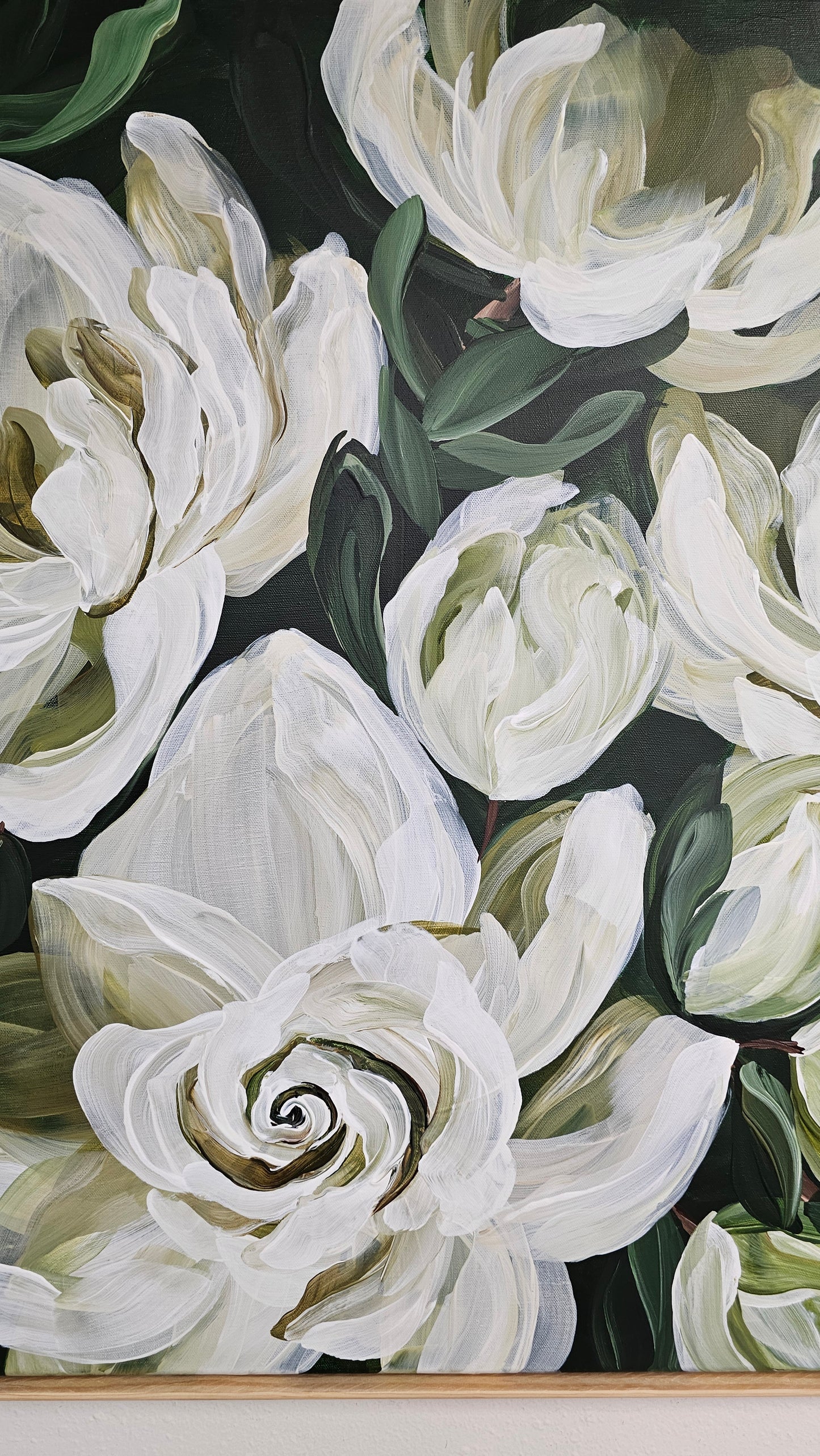 Sweet Moments #3 _ Gardenia Flower Painting