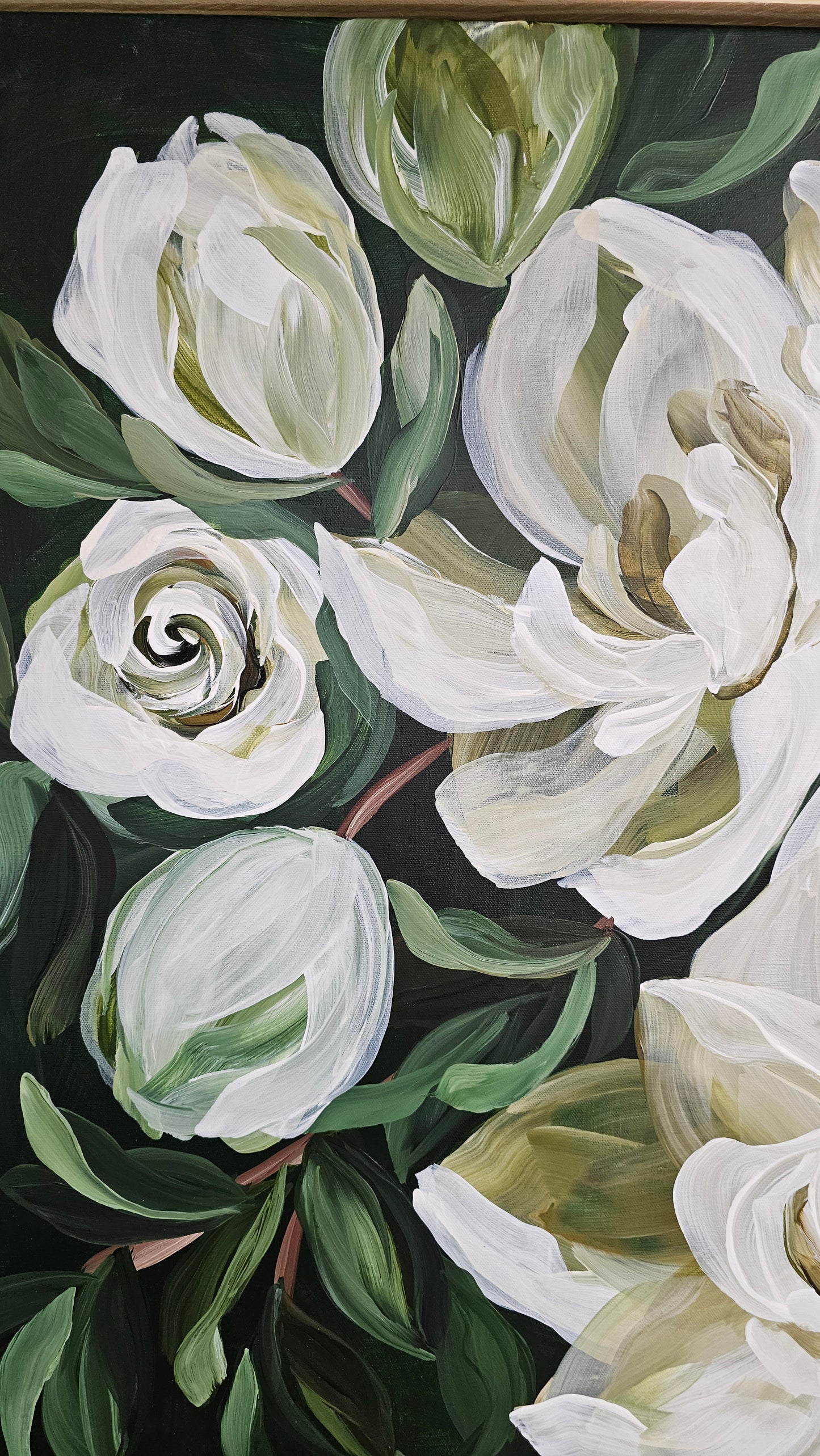 Sweet Moments #3 _ Gardenia Flower Painting