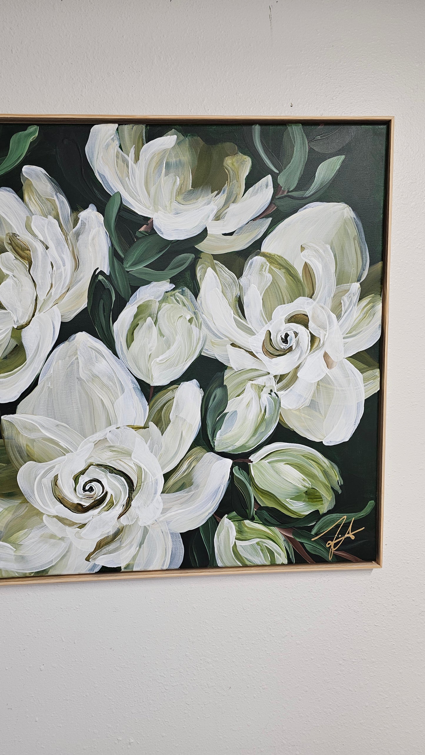 Sweet Moments #3 _ Gardenia Flower Painting