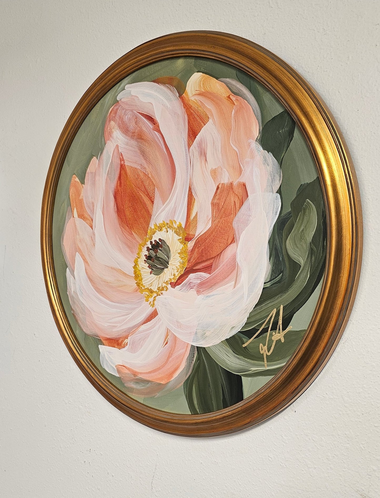 "Passion"_ Peony Flower Painting