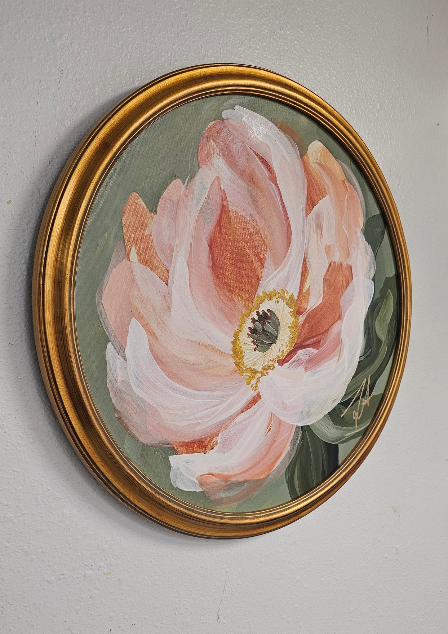 "Passion"_ Peony Flower Painting