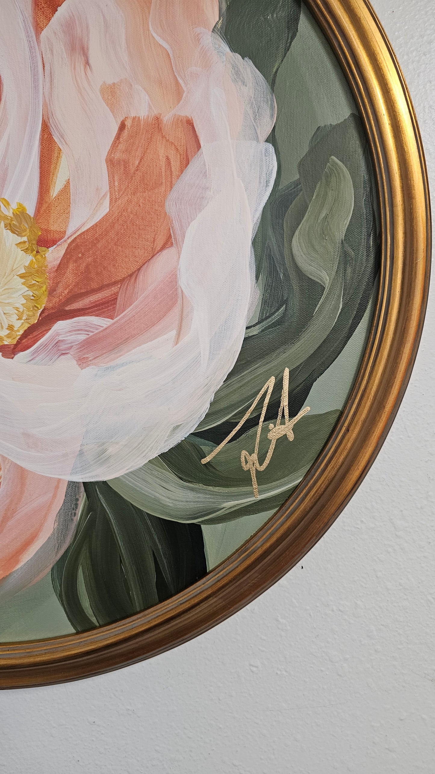 "Passion"_ Peony Flower Painting