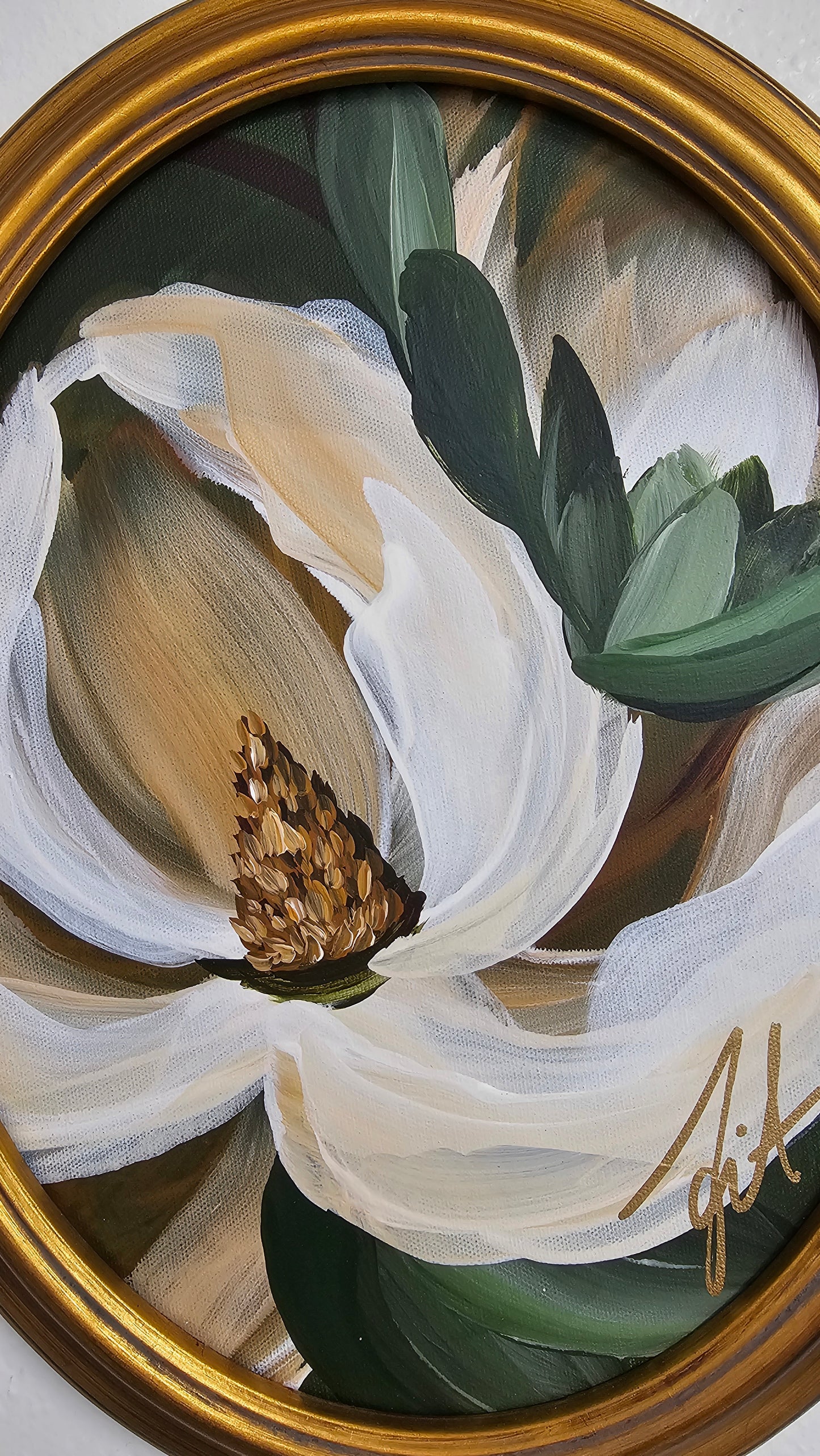 "Strong"_ Magnolia Painting
