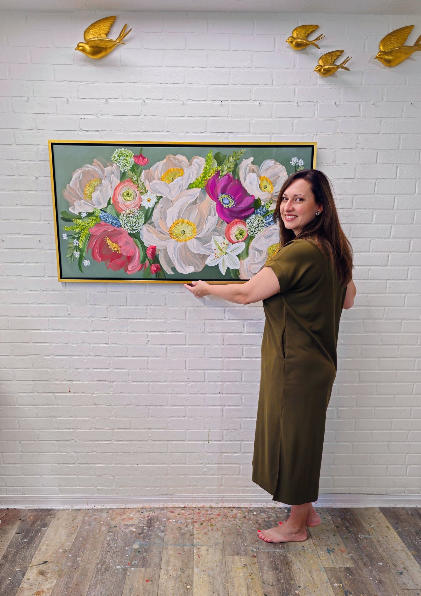 "Bouquet of Promises"  _ Bouquet of Flowers Painting _ Original Floral Painting – Zoe White Art