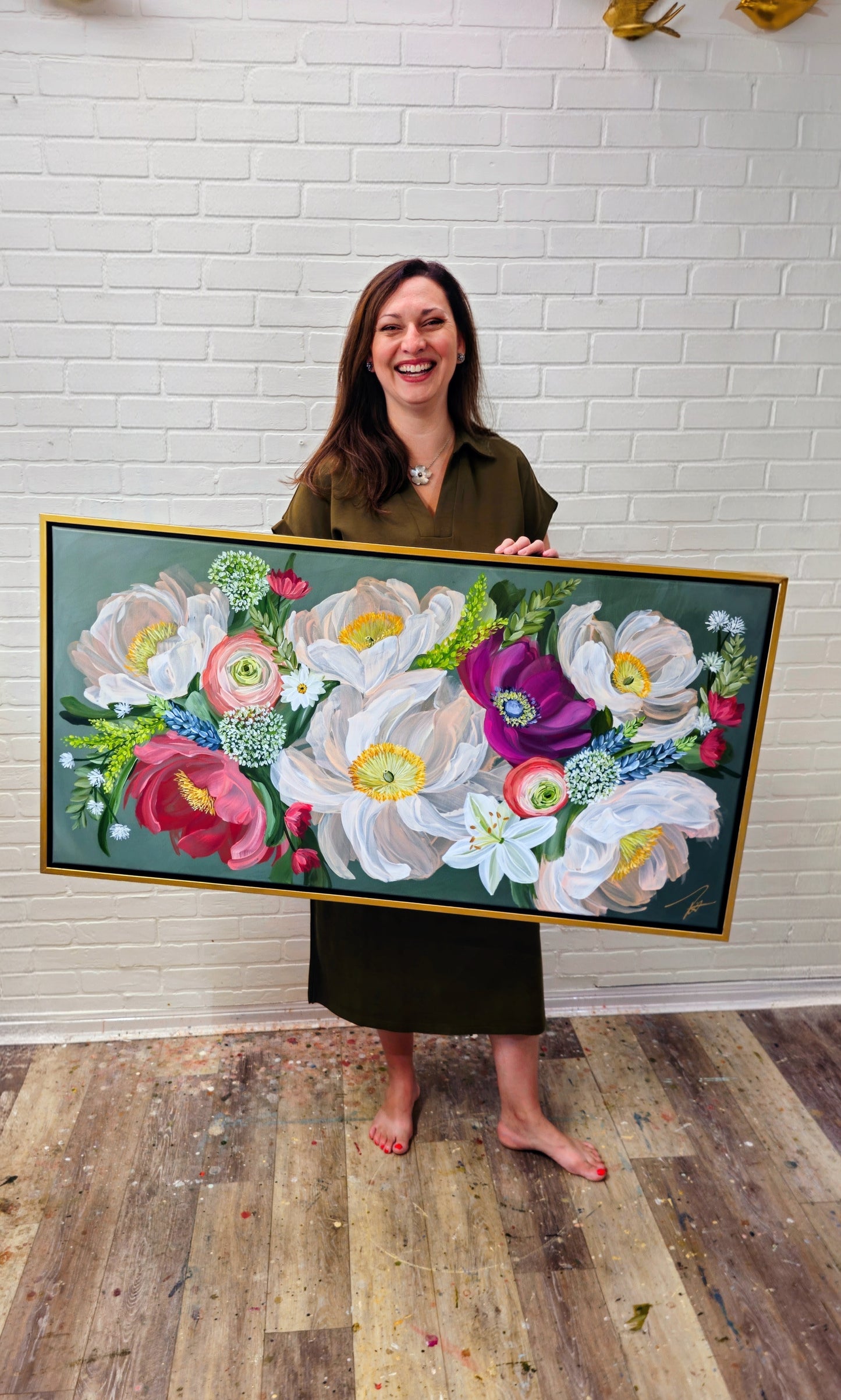 "Bouquet of Promises"  _ Bouquet of Flowers Painting _ Original Floral Painting – Zoe White Art