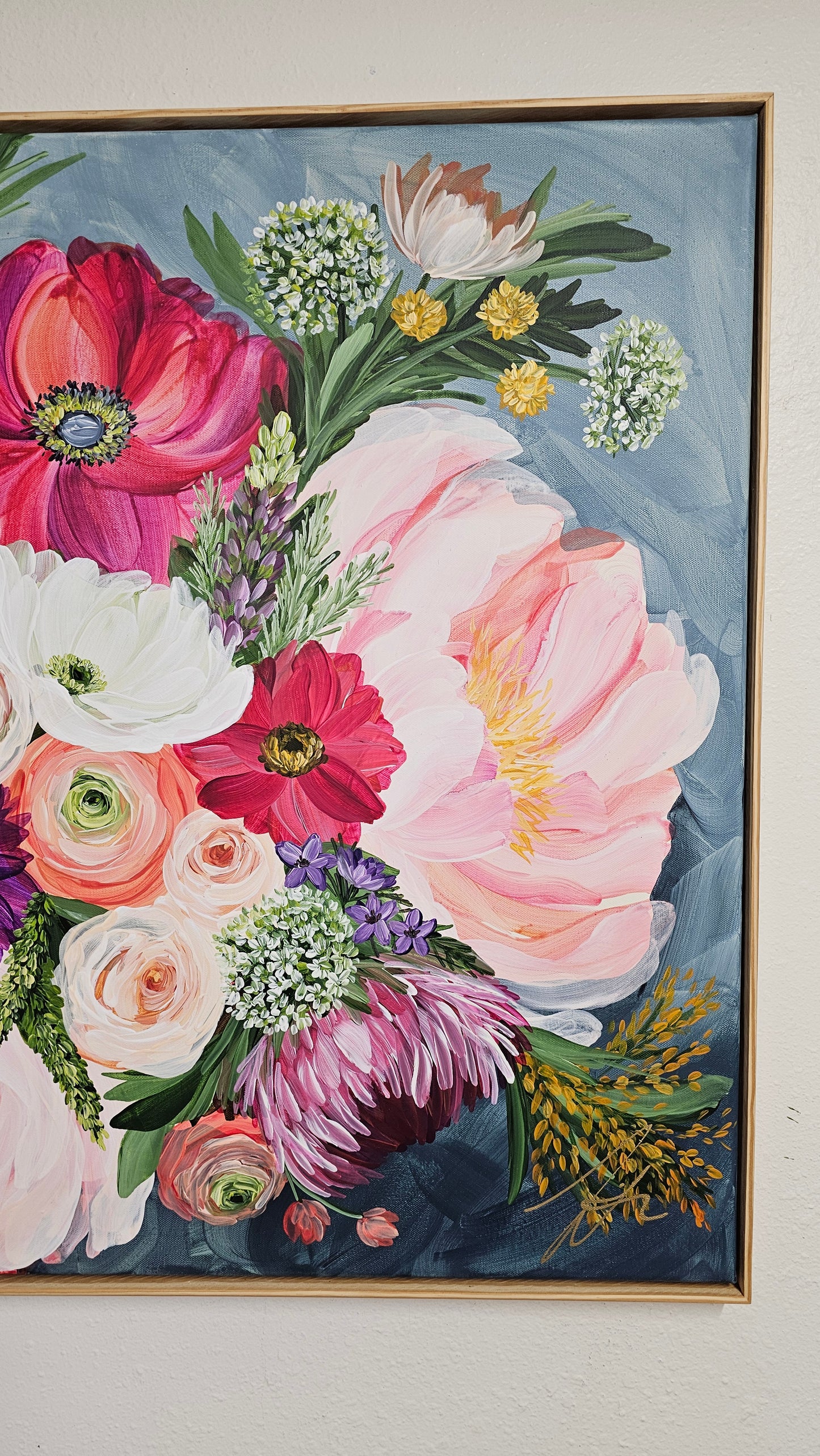 "Blooming with Brilliance"  _ Bouquet Flower Painting_ Zoe White Art