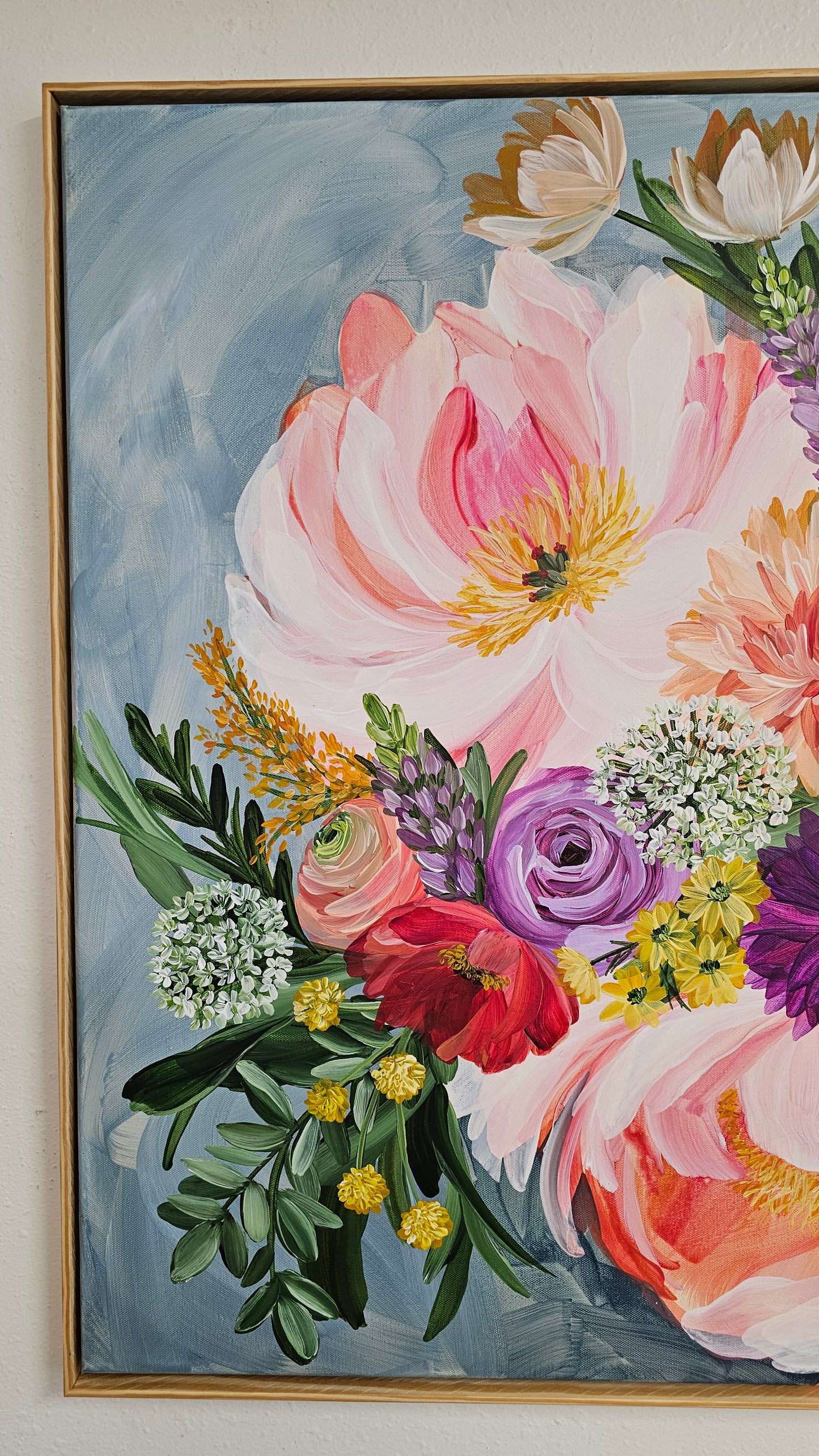 "Blooming with Brilliance"  _ Bouquet Flower Painting_ Zoe White Art