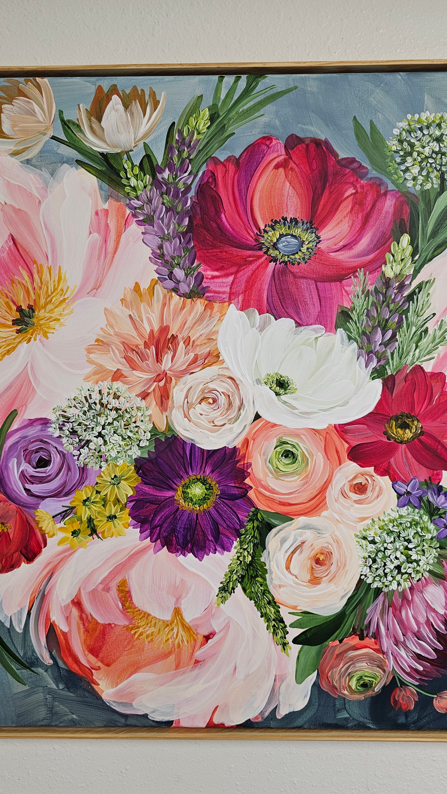 "Blooming with Brilliance"  _ Bouquet Flower Painting_ Zoe White Art