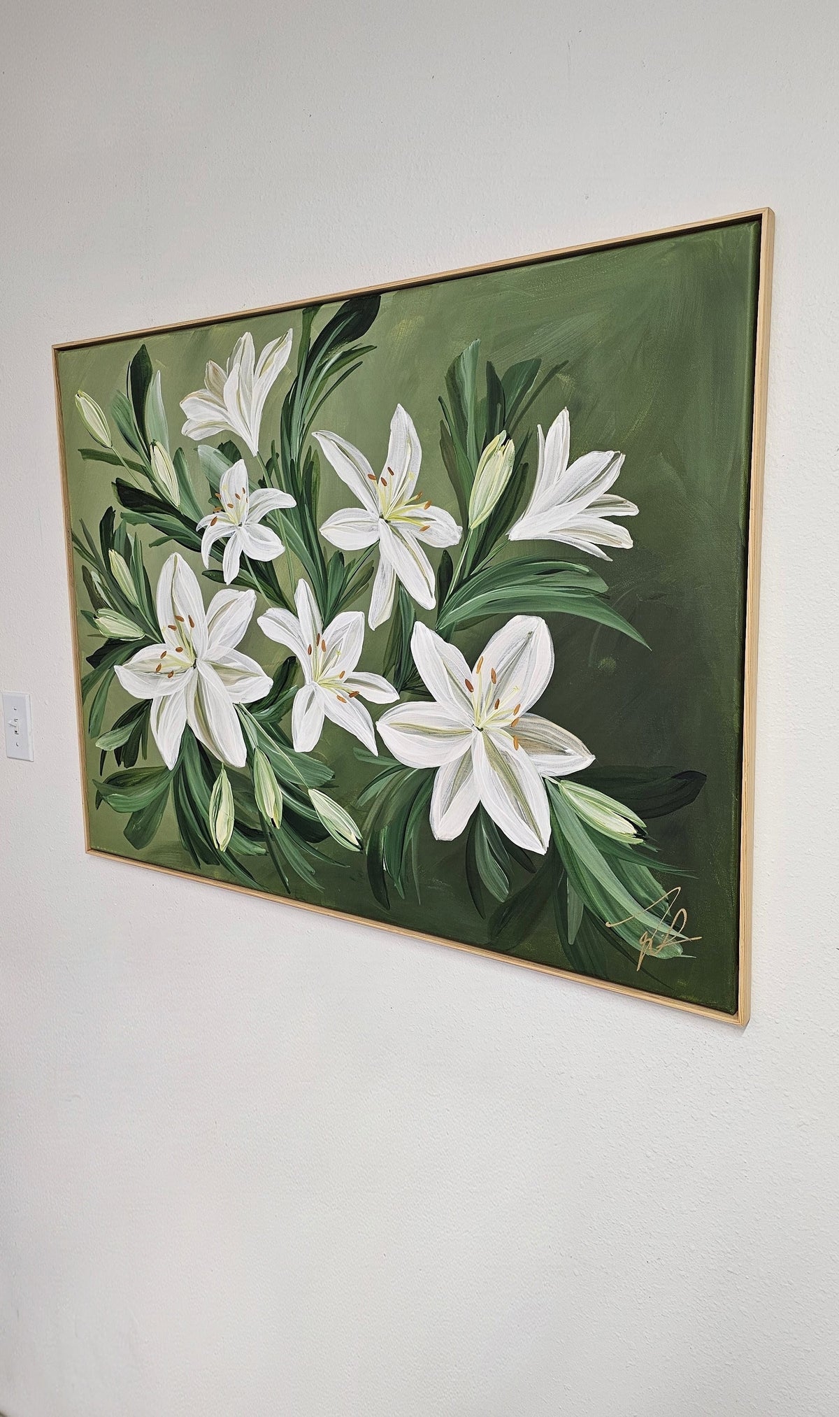 "Journey" _ Casa Blanca Lily Painting