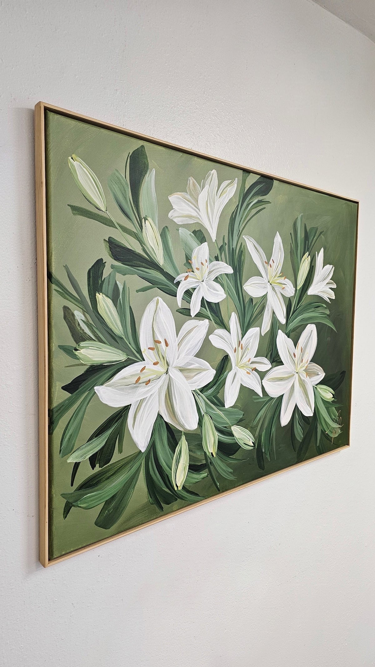 "Journey" _ Casa Blanca Lily Painting