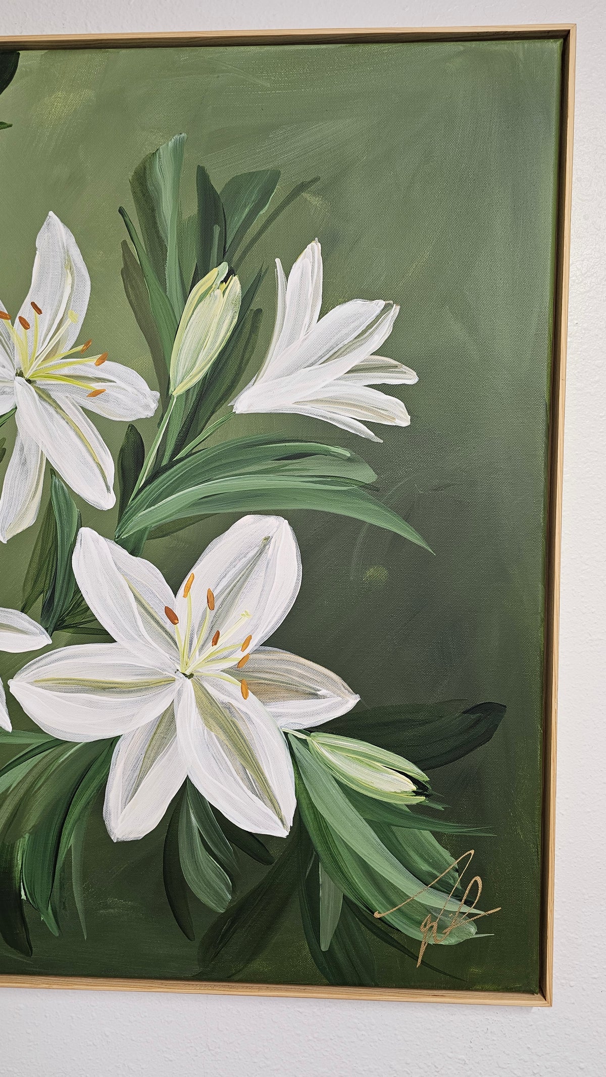 "Journey" _ Casa Blanca Lily Painting