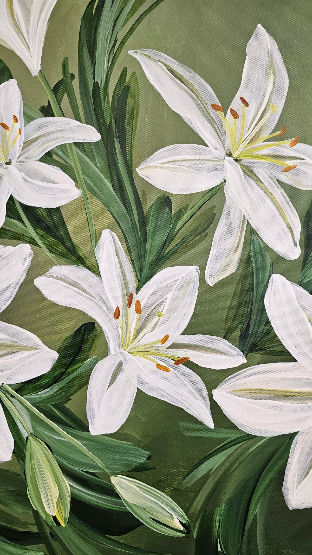 "Journey" _ Casa Blanca Lily Painting