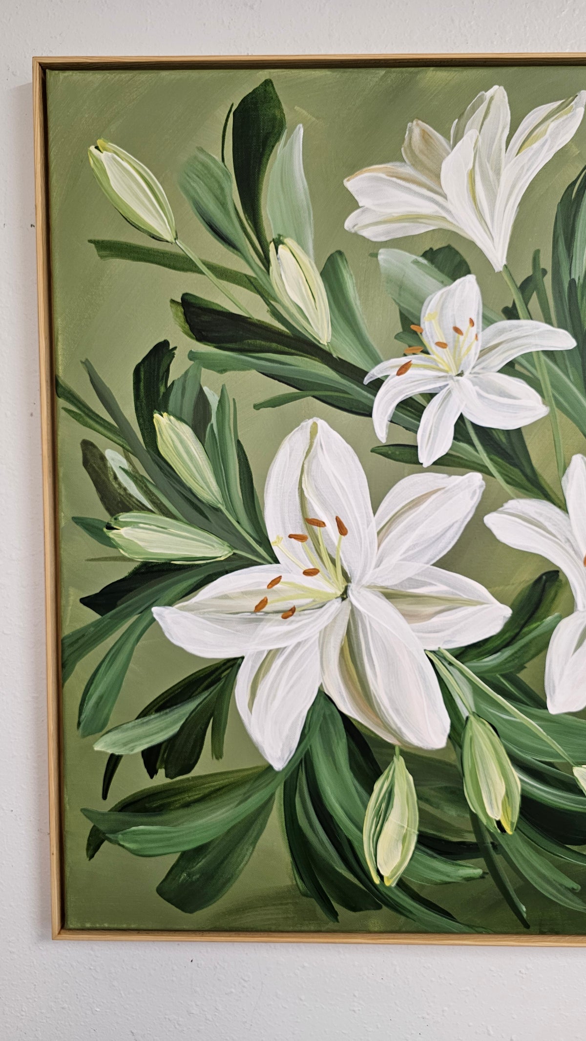 "Journey" _ Casa Blanca Lily Painting