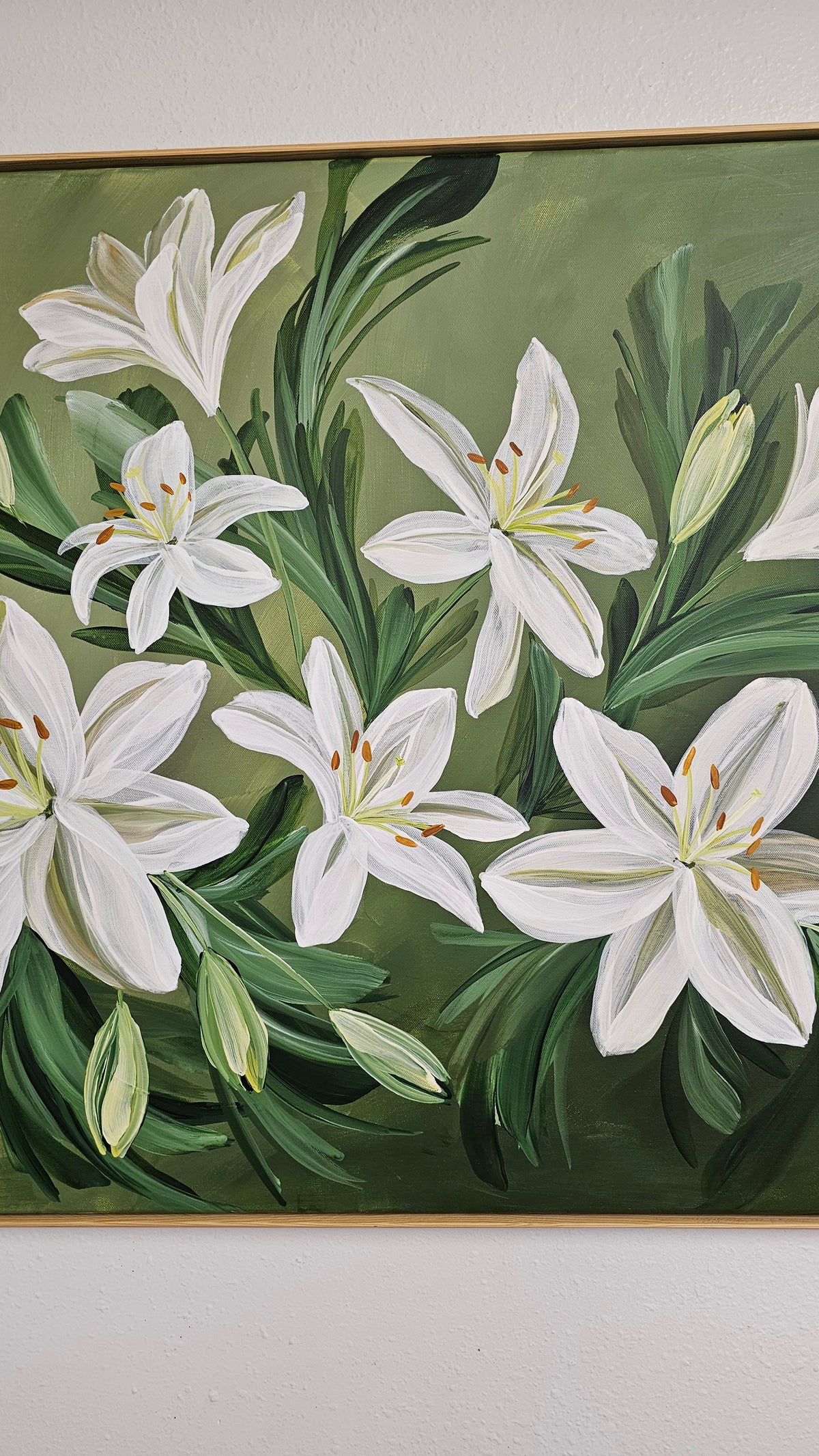 "Journey" _ Casa Blanca Lily Painting